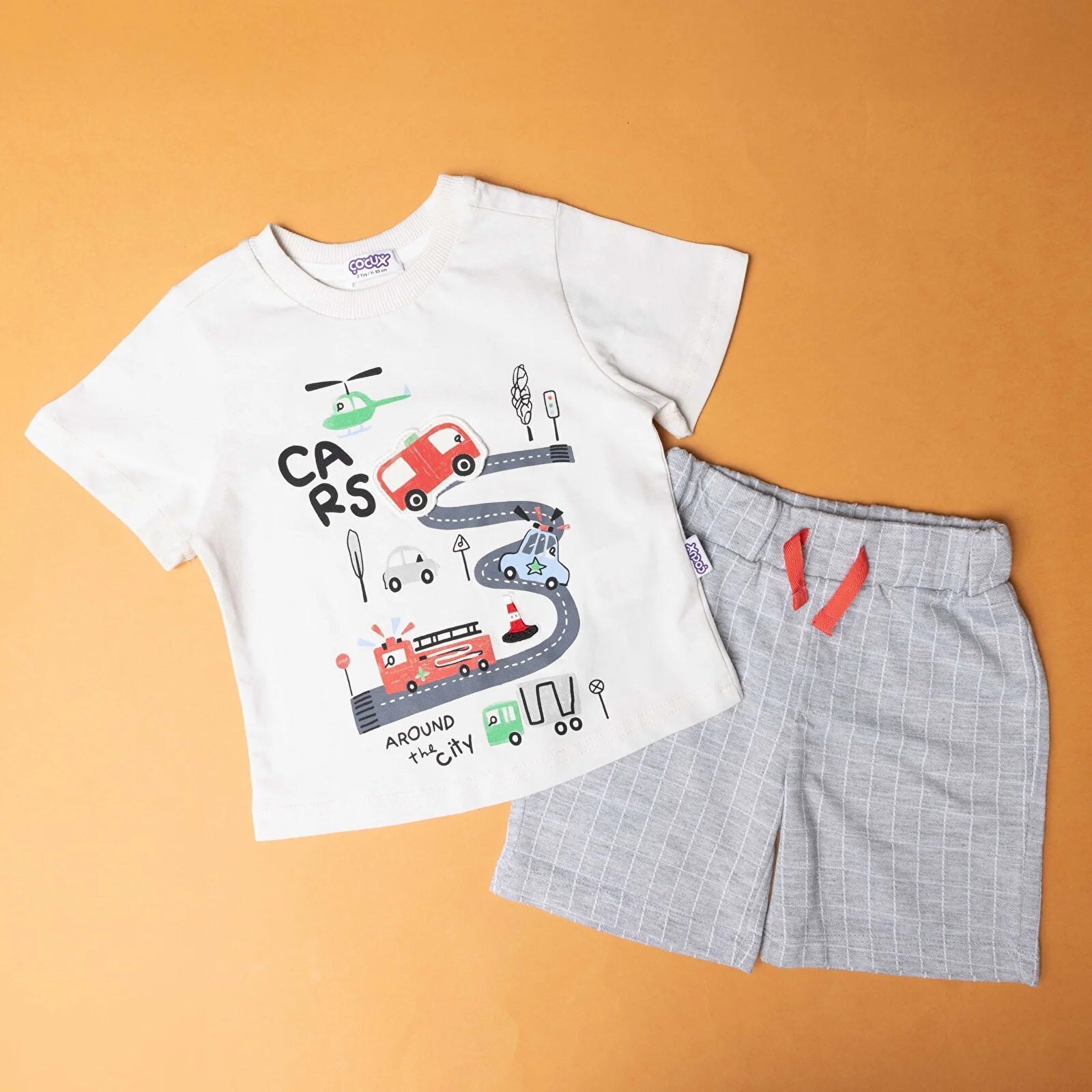 Midimod Fun World 3D Boy Tshirt - Short - Beige - ebebek - Black Friday