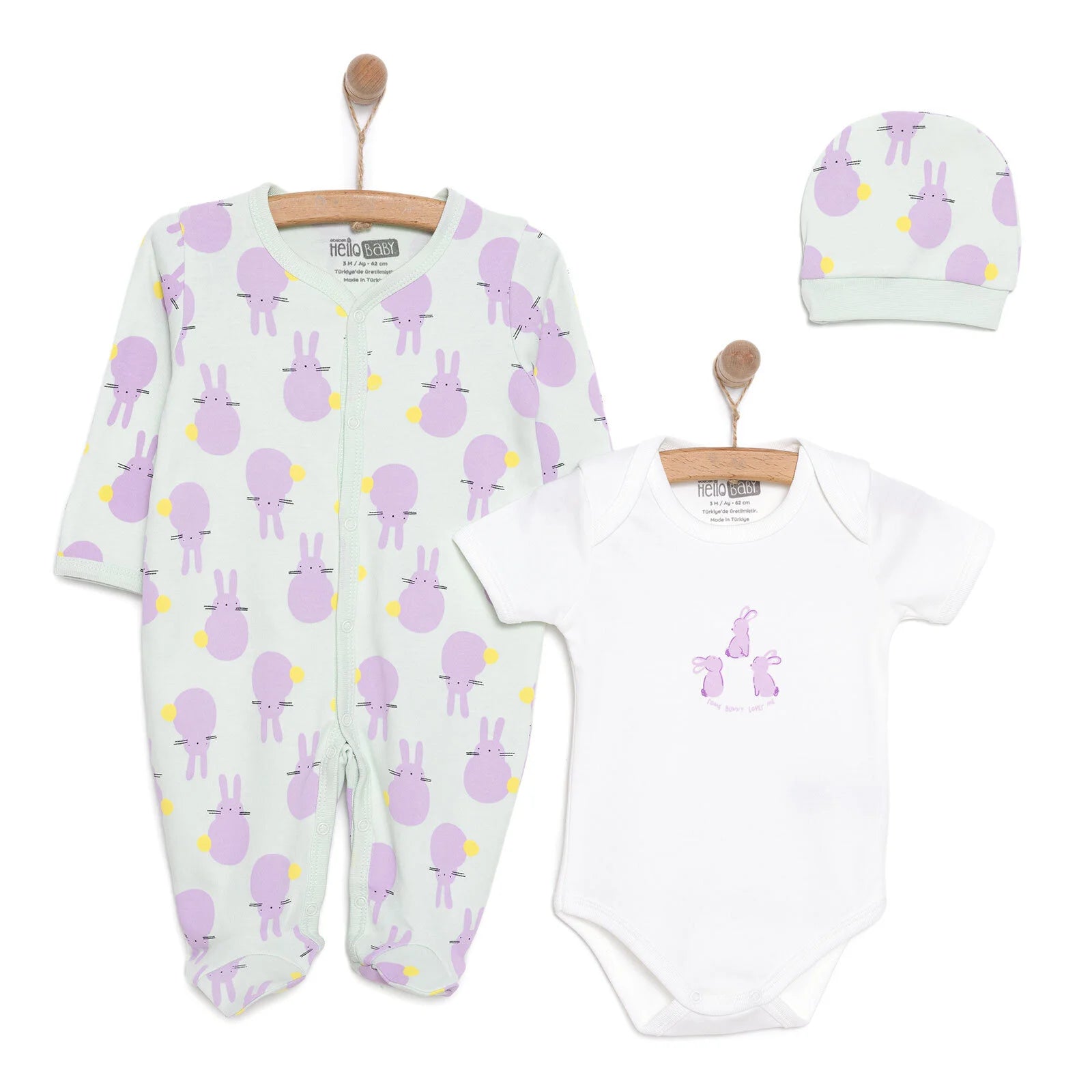 HelloBaby Newborn Baby Cute Elephant Jumpsuit - Ecru - ebebek - Black Friday
