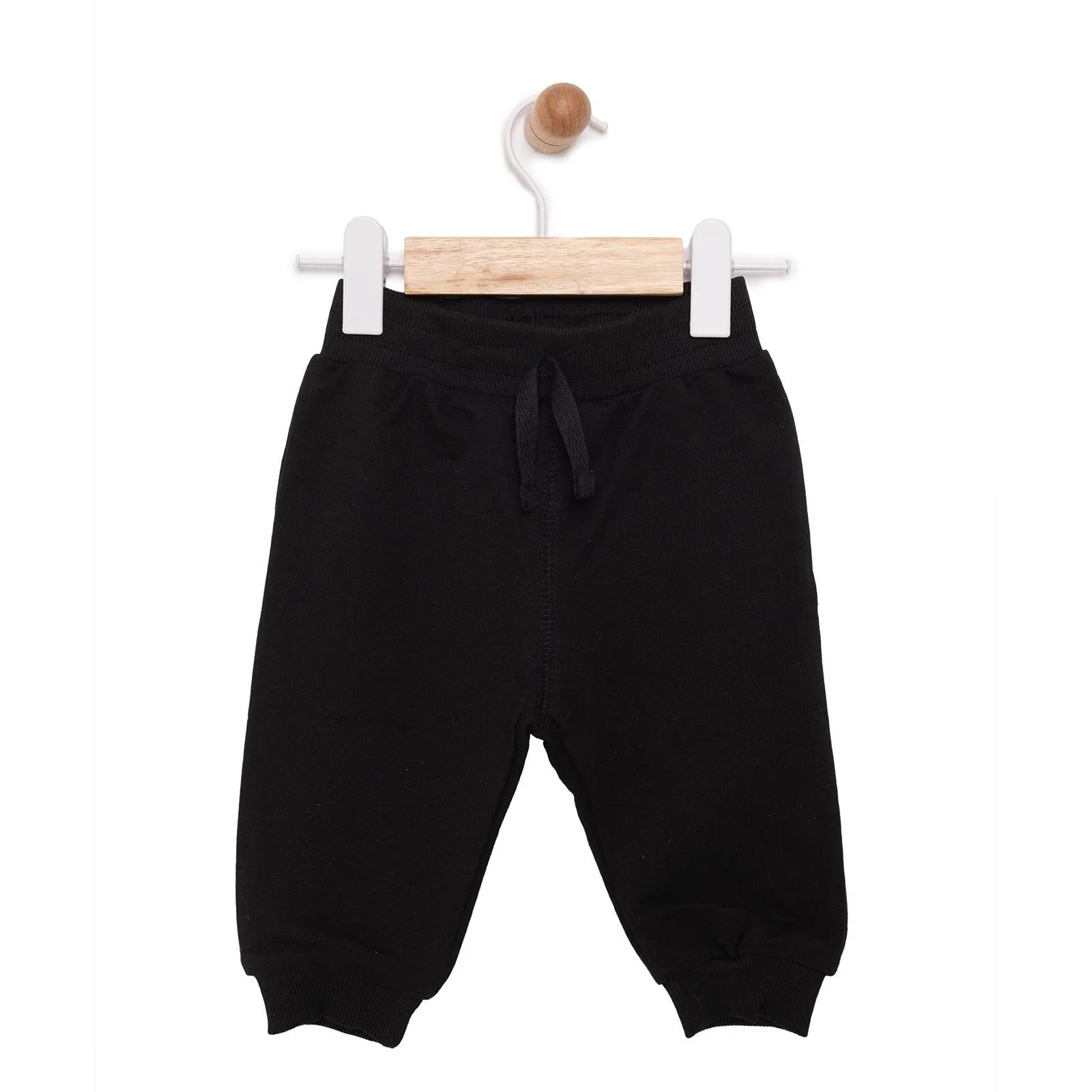 HelloBaby Basic Low Raised Joggers - Black - ebebek - Black Friday