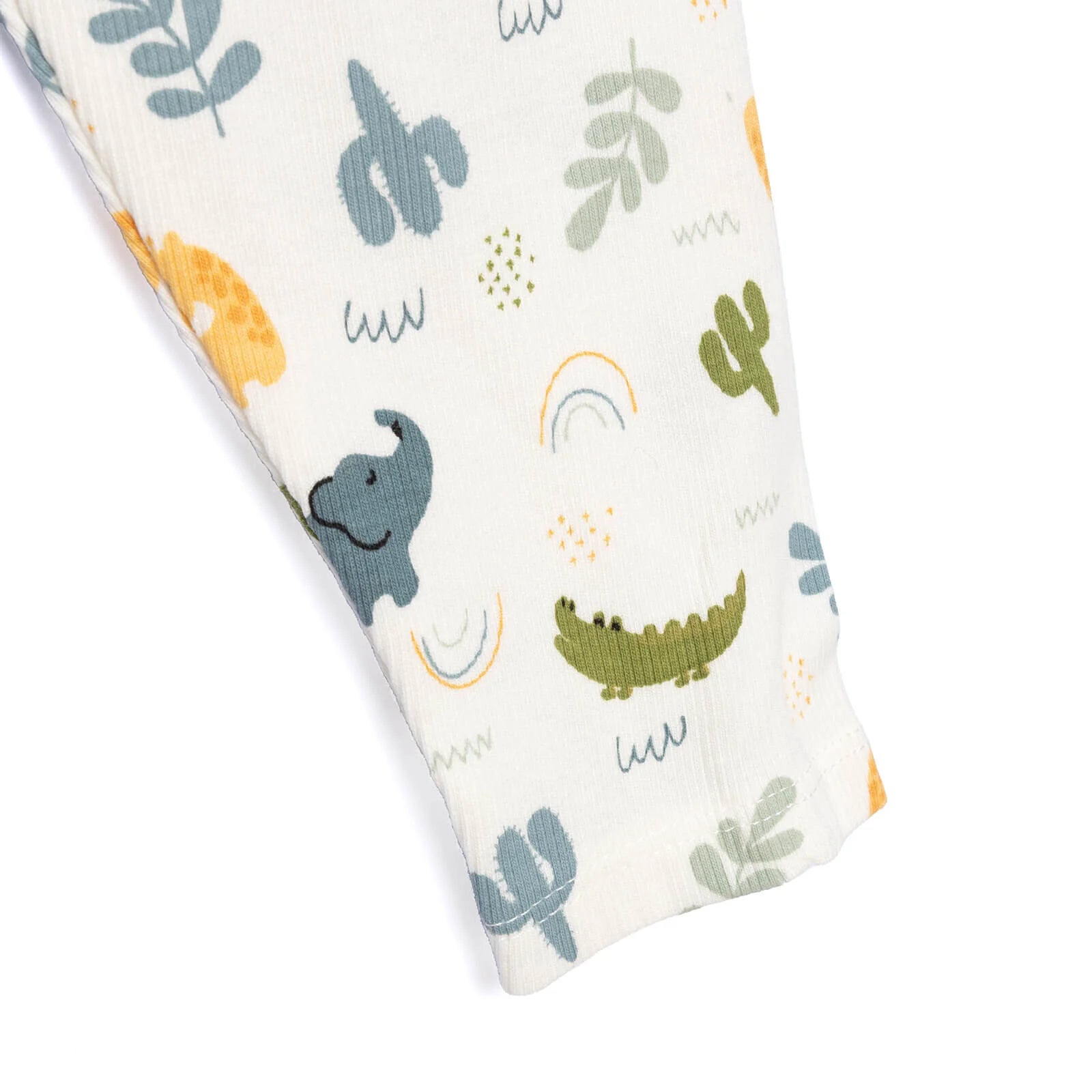 HelloBaby Baby Boy Elephant Printed Long Sleeve Pyjamas 2 pcs - Ecru - ebebek - Black Friday