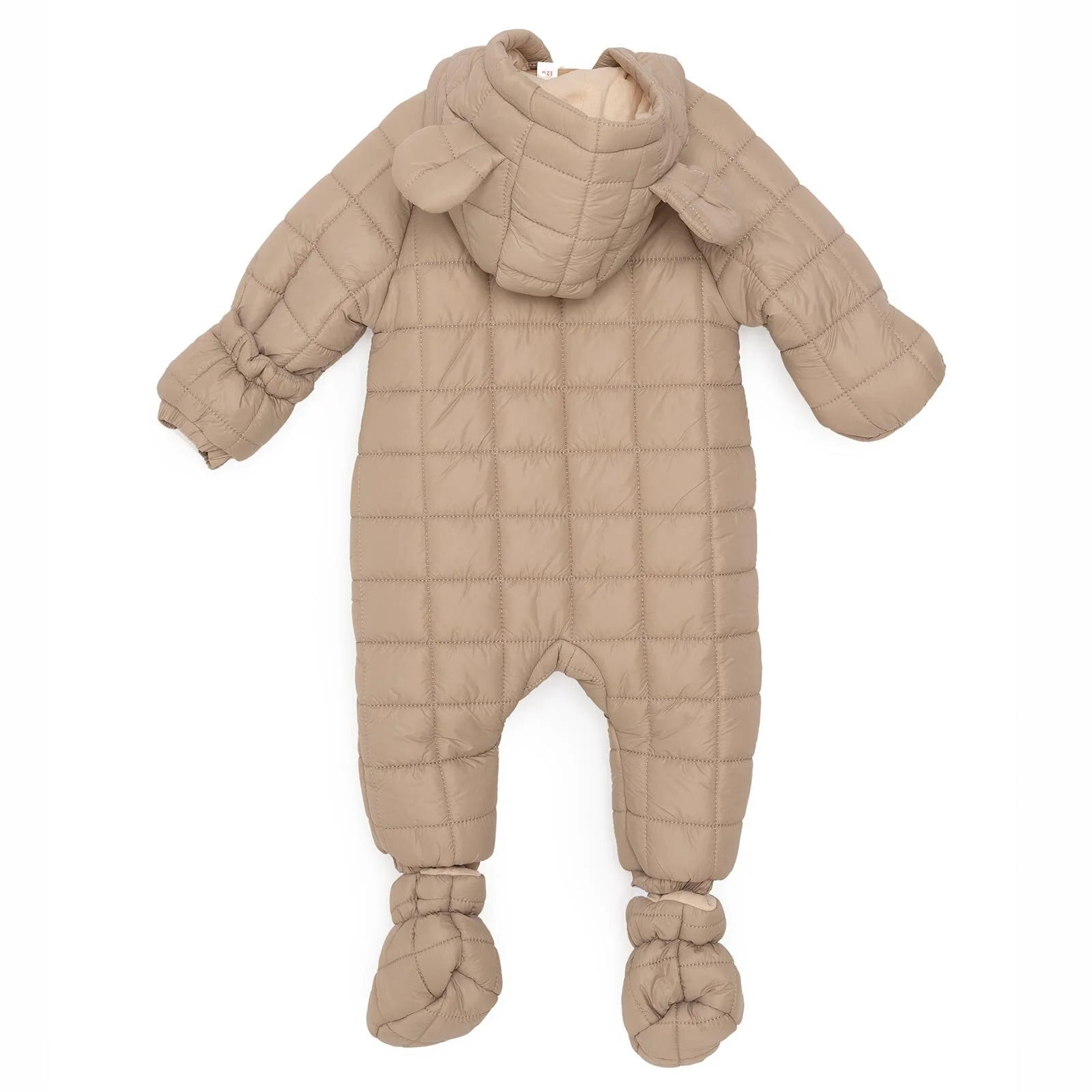 Midimod Basic Boy Quilted Snowsuit - Beige - ebebek - Black Friday