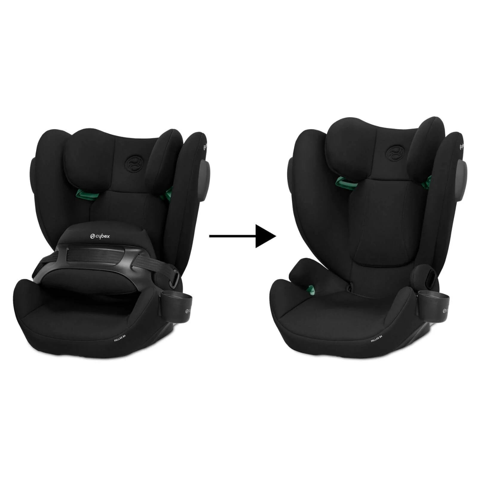 Cybex Pallas B4 i - Size Group 1/2/3 Car Seat (9 Months to 12 Years) - Pure Black - ebebek - Black Friday