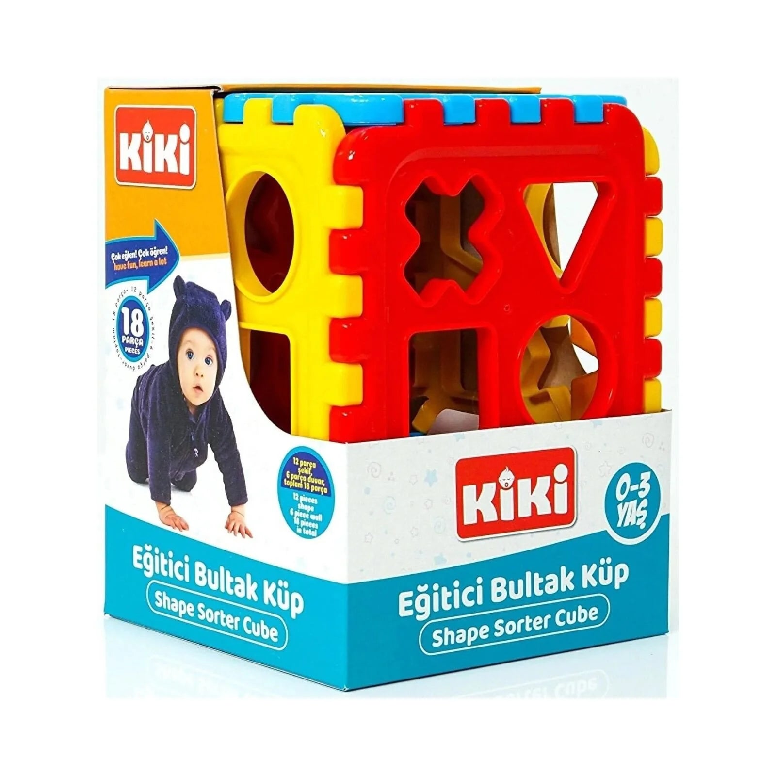 Kiki Educational Shape Sorter Cube - ebebek - Black Friday