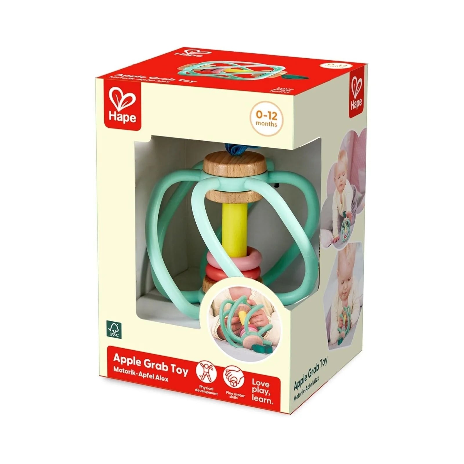 Hape Apple Grab Toy - ebebek - Black Friday