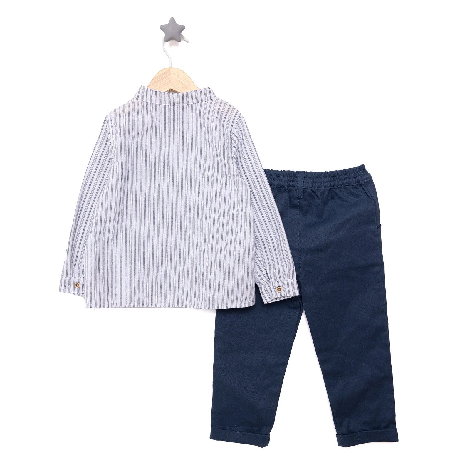 HelloBaby Baby Boy Shirt - Leggings - Ecru - ebebek - Black Friday