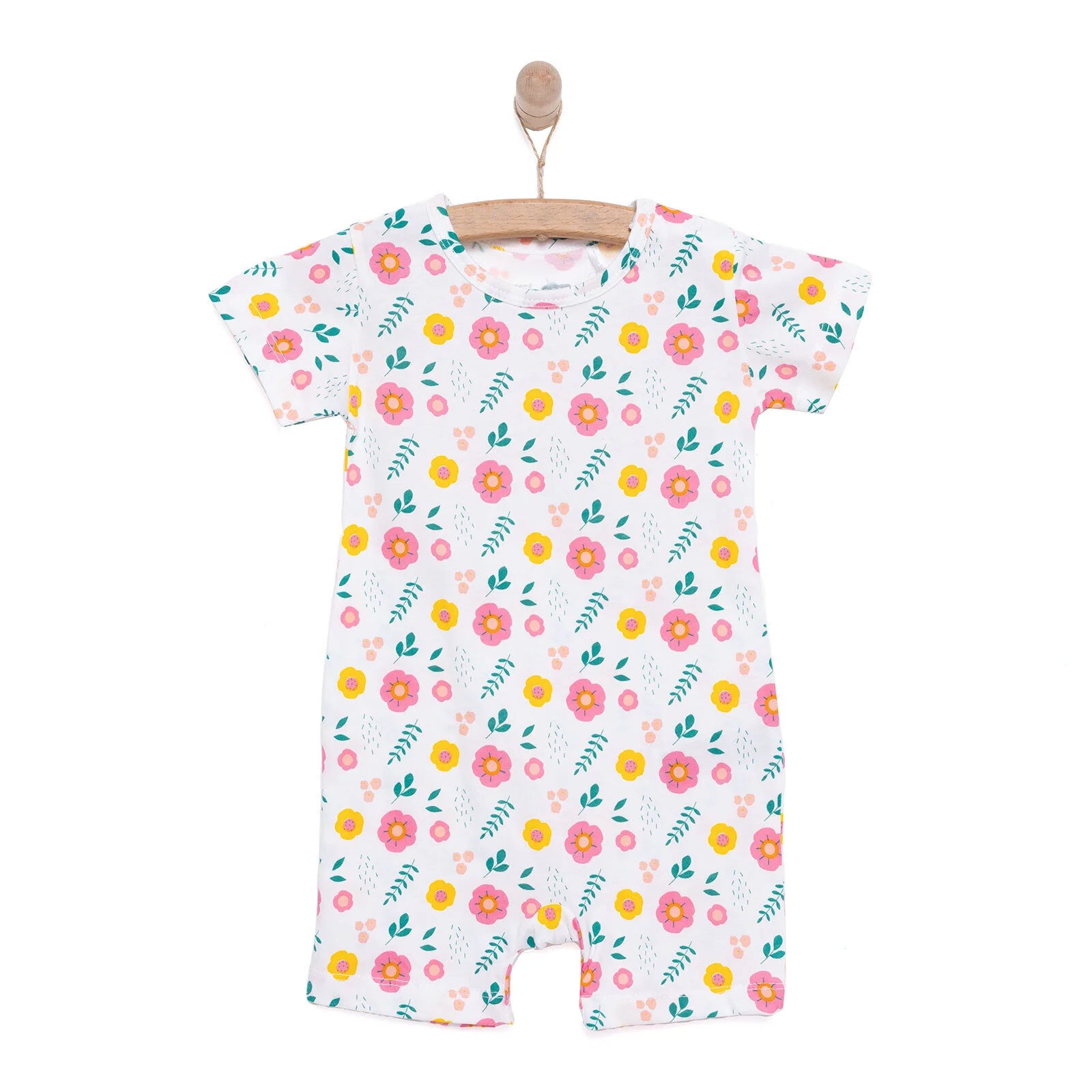 HelloBaby Girl Short Overalls - Ecru - ebebek - Black Friday