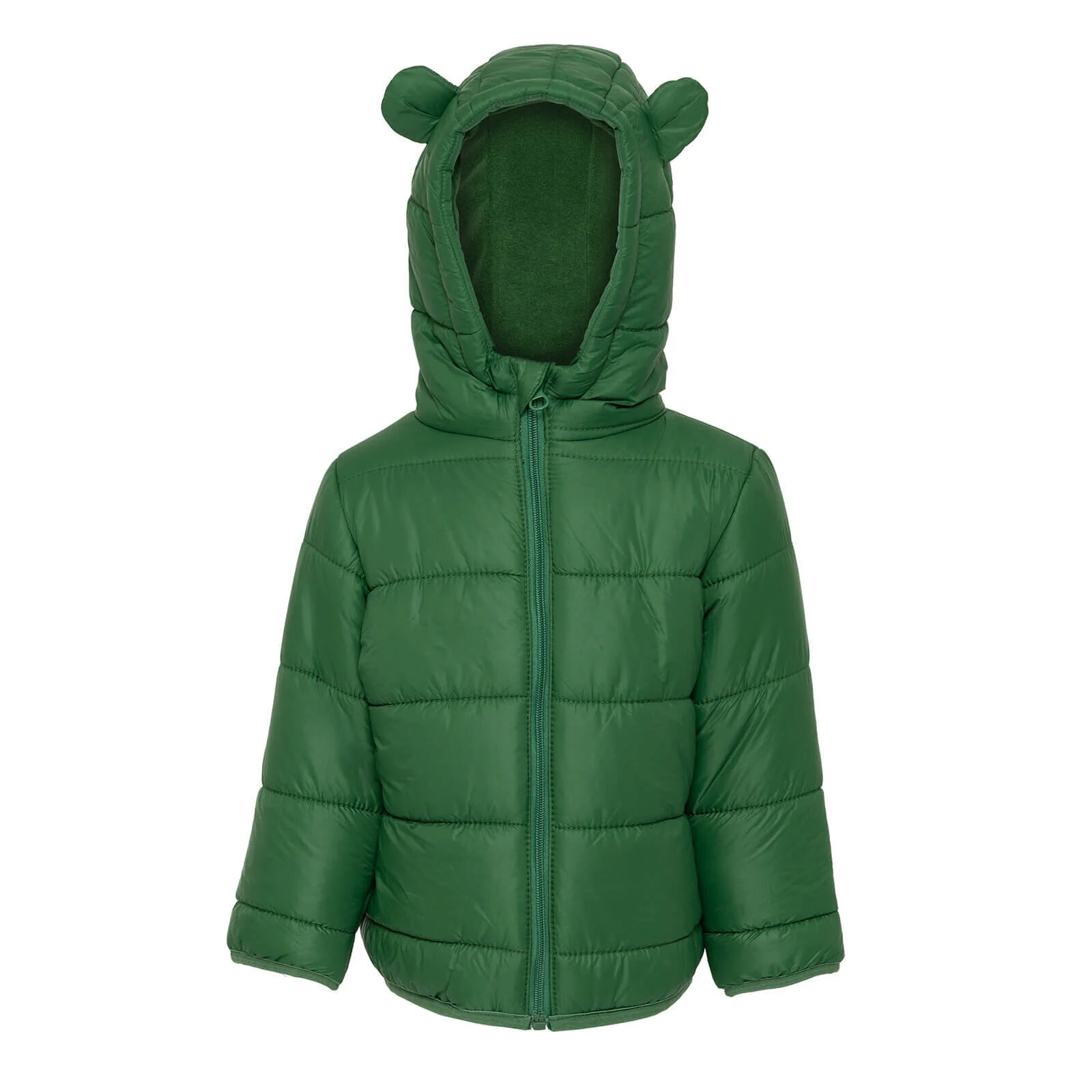 HelloBaby Eared Hoodie Coat - Green - ebebek - Black Friday