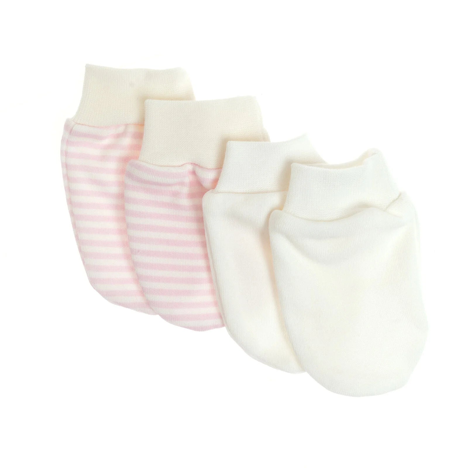 HelloBaby Newborn Striped - Straight Mittens - Pink - ebebek - Black Friday