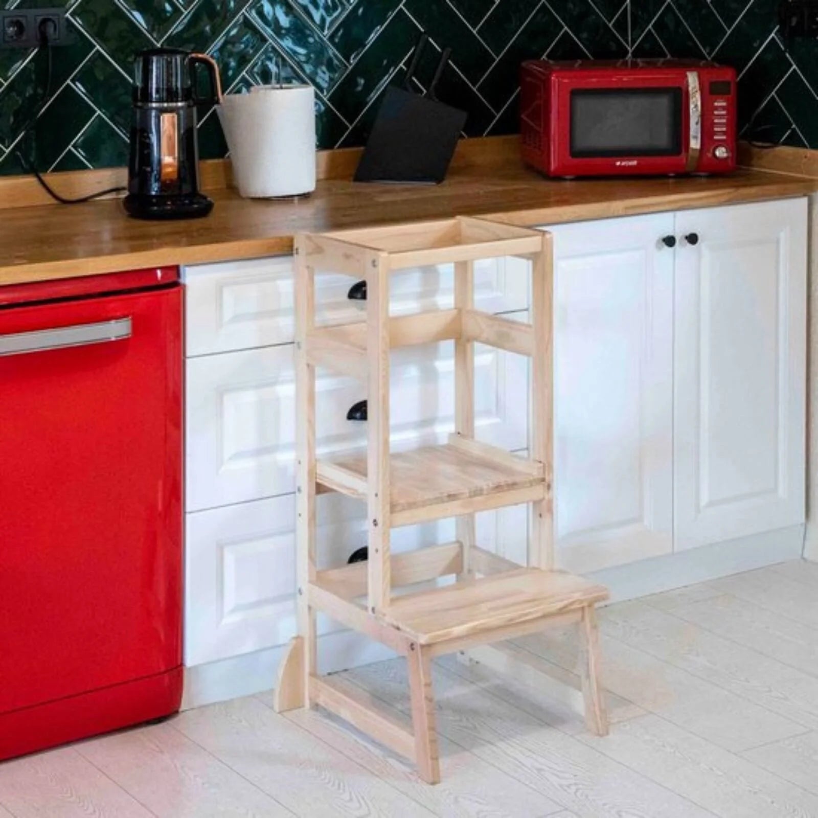 Kukka Wooden Learning Tower - ebebek - Black Friday