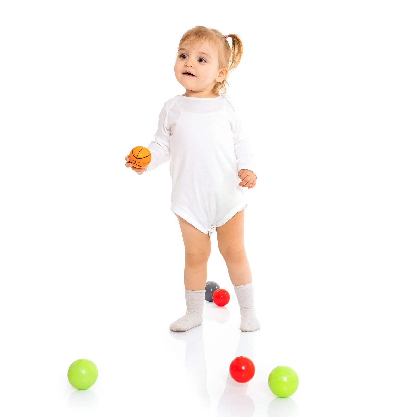 HelloBaby Unisex Long Sleeve Bodysuit 5 pcs - ebebek - Black Friday