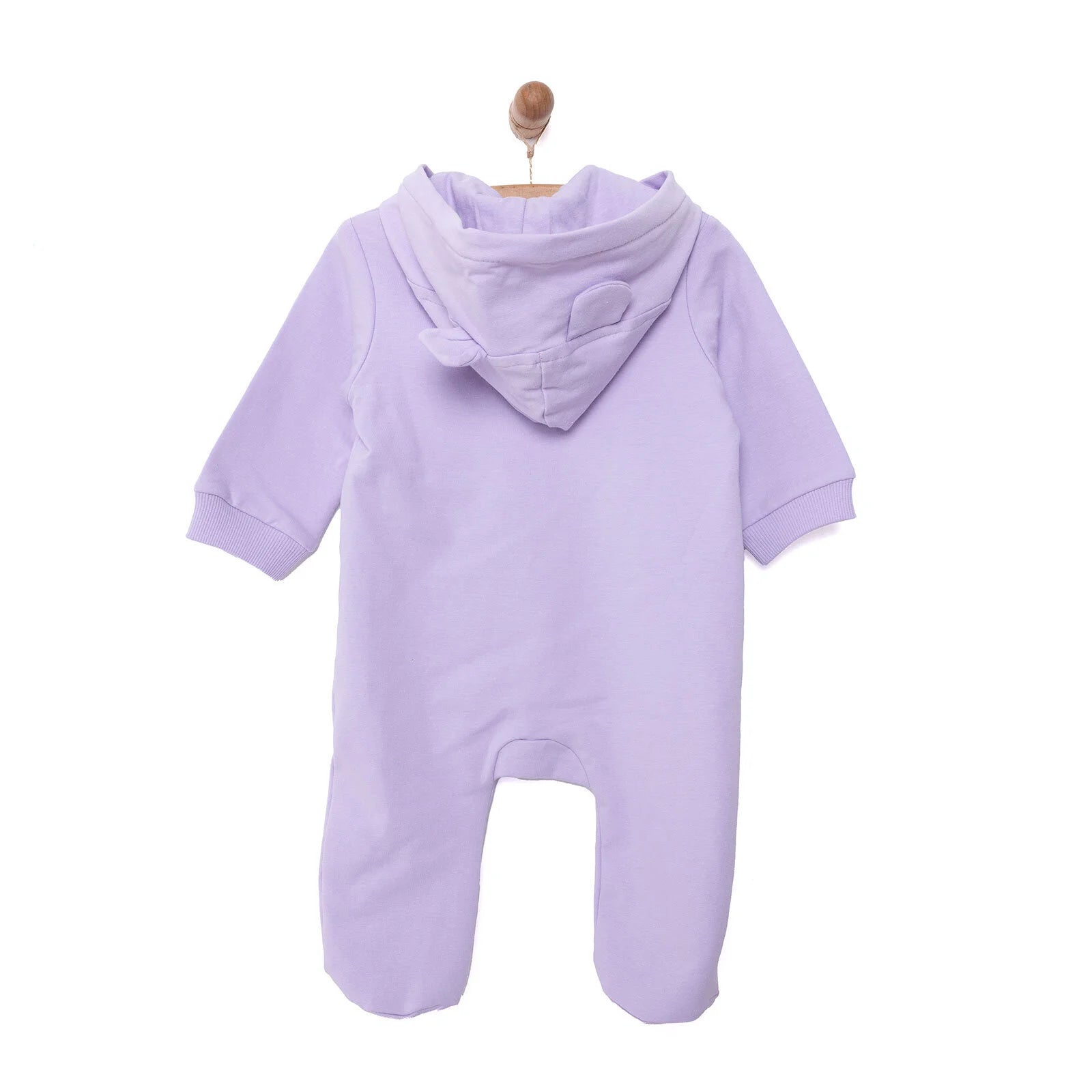 HelloBaby Newborn Hooded Jumpsuit - Purple - ebebek - Black Friday