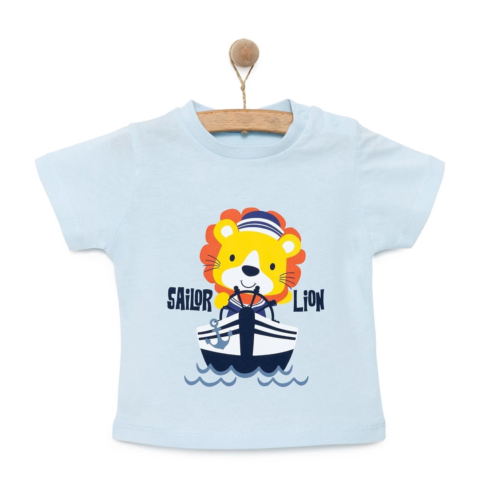 HelloBaby Basic Boy Tshirt - Light Blue - ebebek - Black Friday