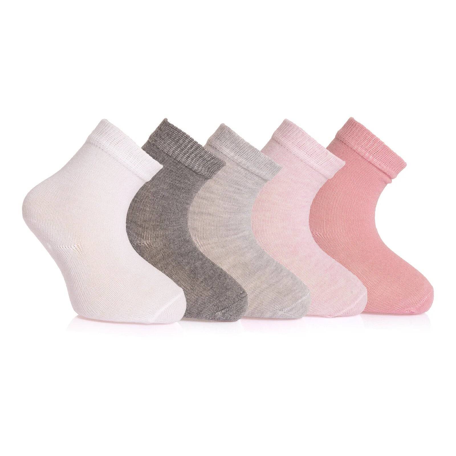 HelloBaby Baby Girl Pack of 5 Socks - Pink - ebebek - Black Friday