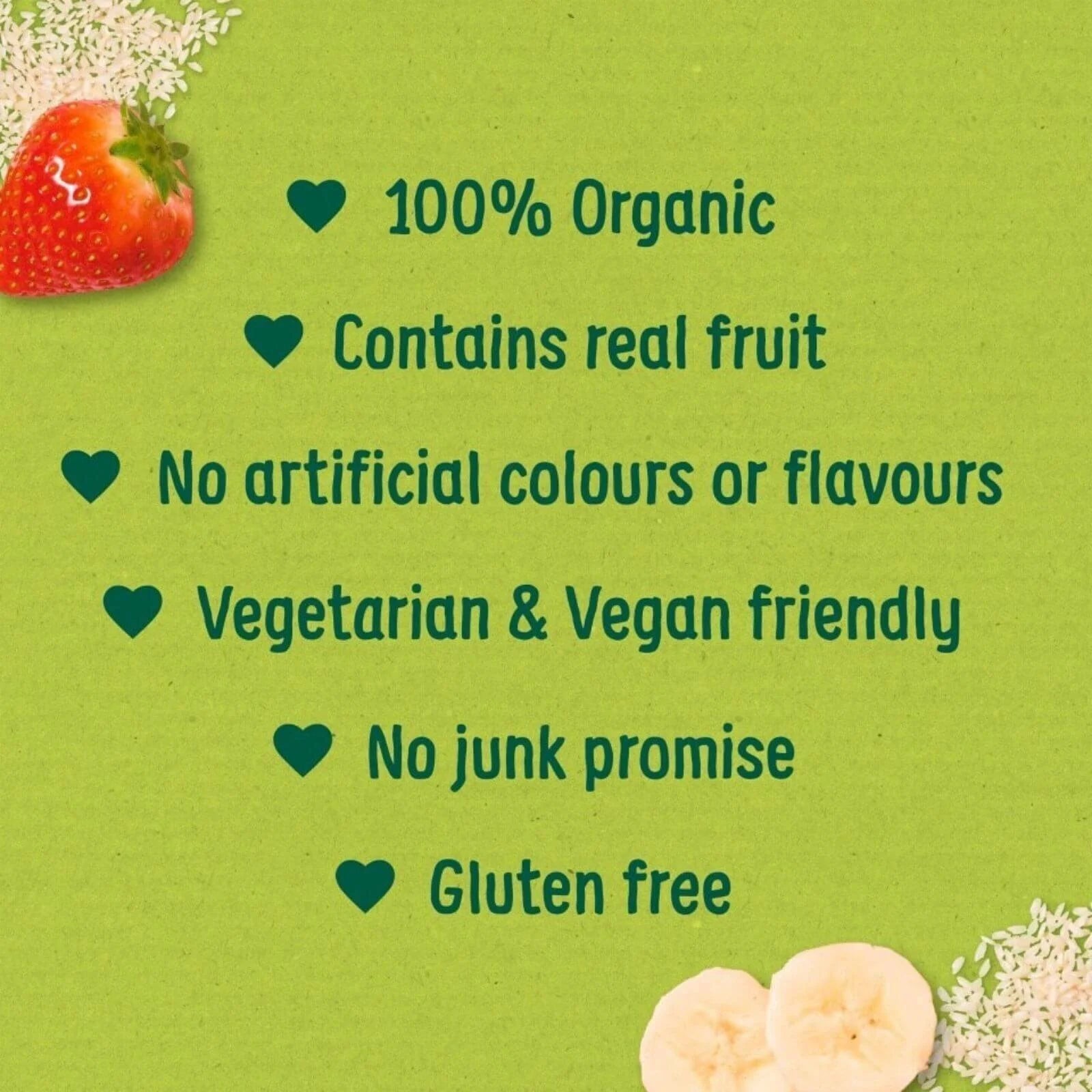 Organix Strawberry & Banana Porridge 6+ months 120g - ebebek - Black Friday