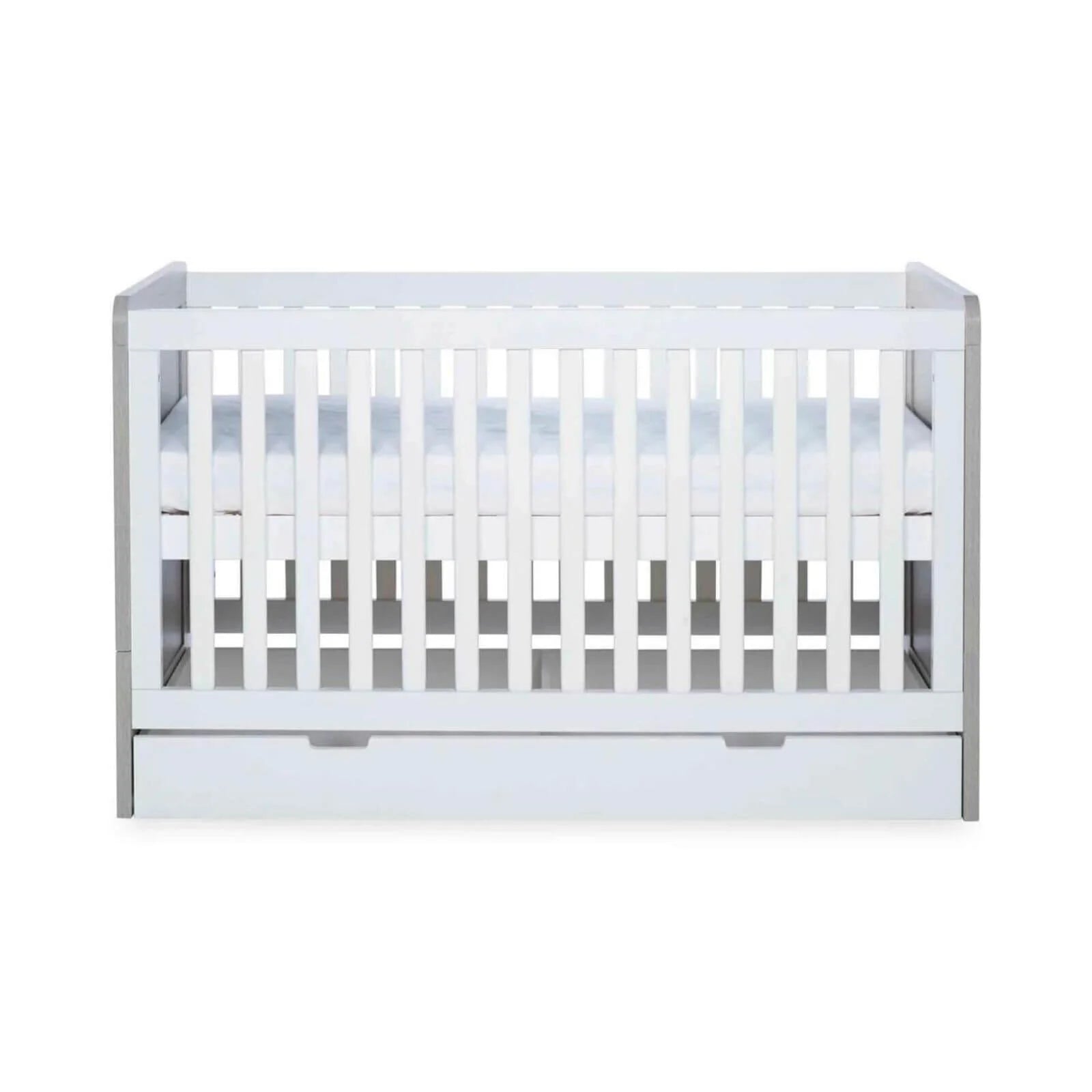 Ickle Bubba Pembrey Furniture Set Under Drawer Ash Grey & White 3 pcs - Premium Pocket Sprung Mattress - ebebek - Black Friday