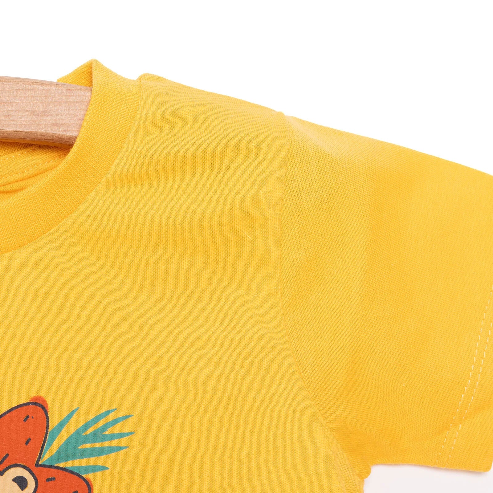 HelloBaby Basic Lion Printed Tshirt - Yellow - ebebek - Black Friday