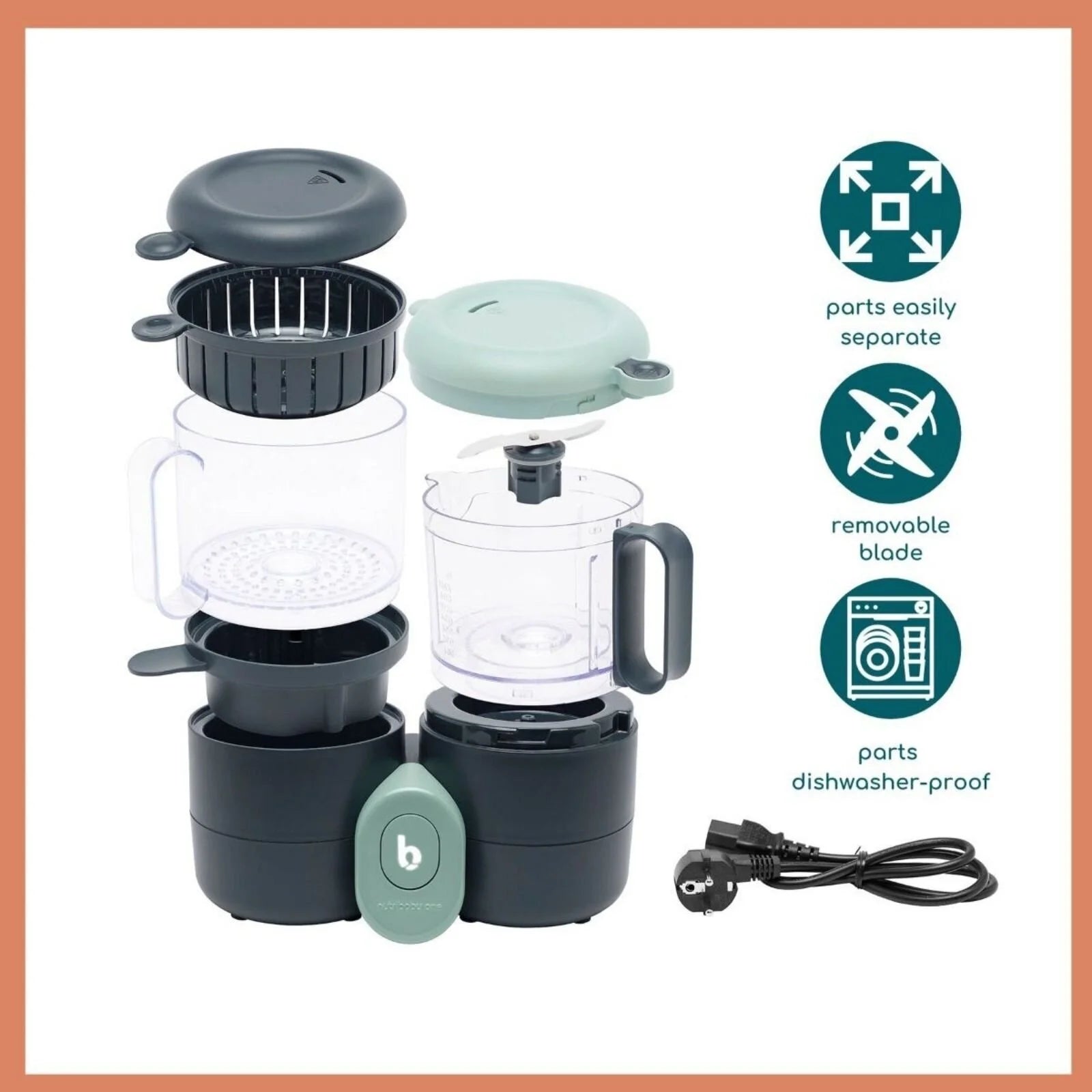 Babymoov Nutribaby One 4 - in - 1 Food Prep Machine - ebebek - Black Friday