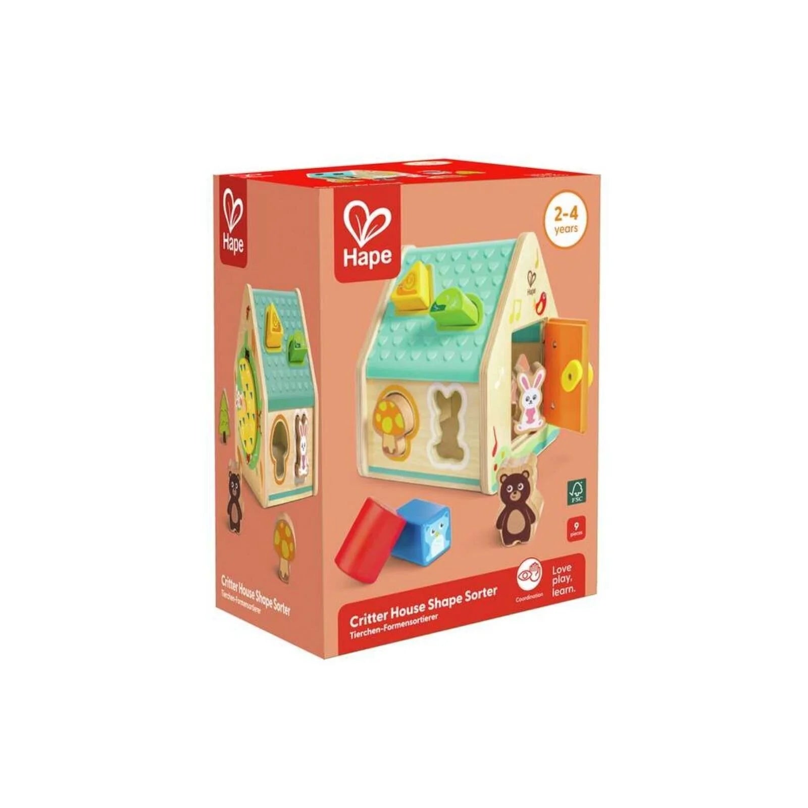 Hape Critter House Shape Sorter - ebebek - Black Friday