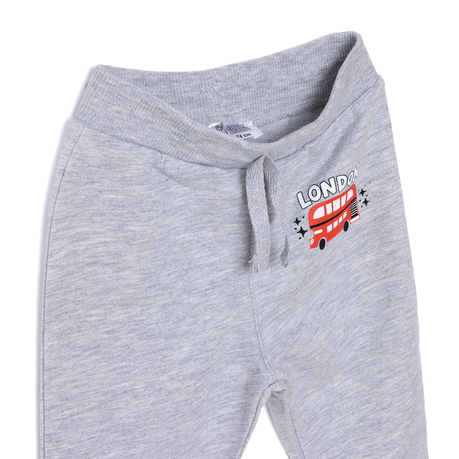 HelloBaby Basic Low Raised Joggers - Grey Melange - ebebek - Black Friday