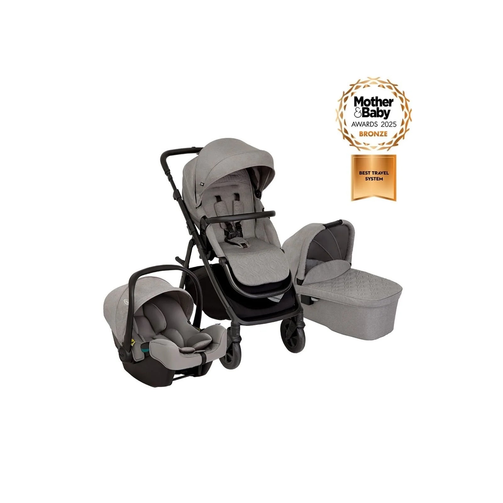 Graco Near2Me DLX Trio Travel System - Ash - ebebek - Black Friday