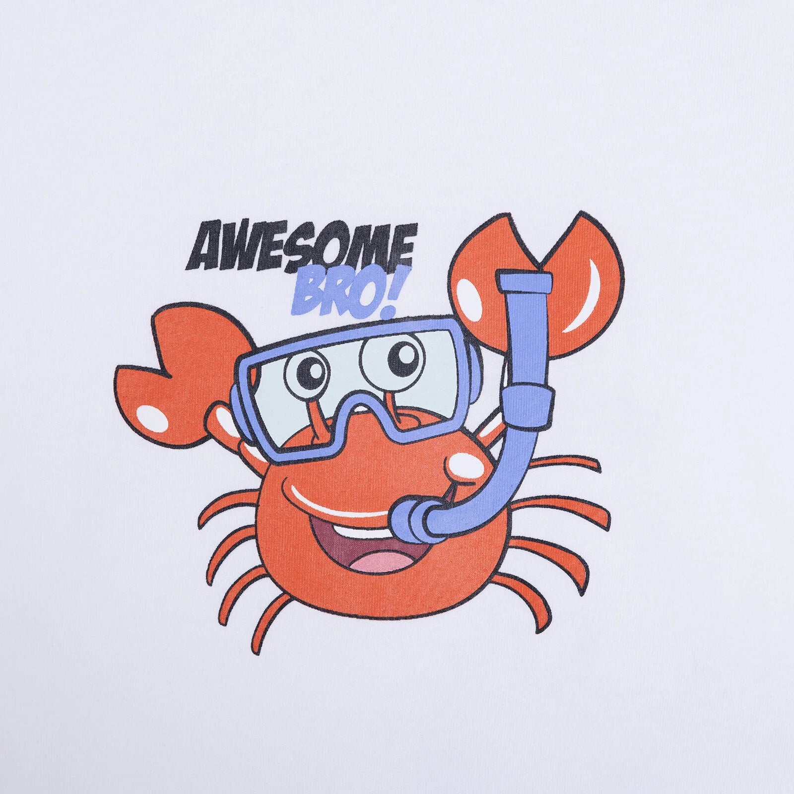 HelloBaby Basic Boy Crab Printed Tshirt - White - ebebek - Black Friday