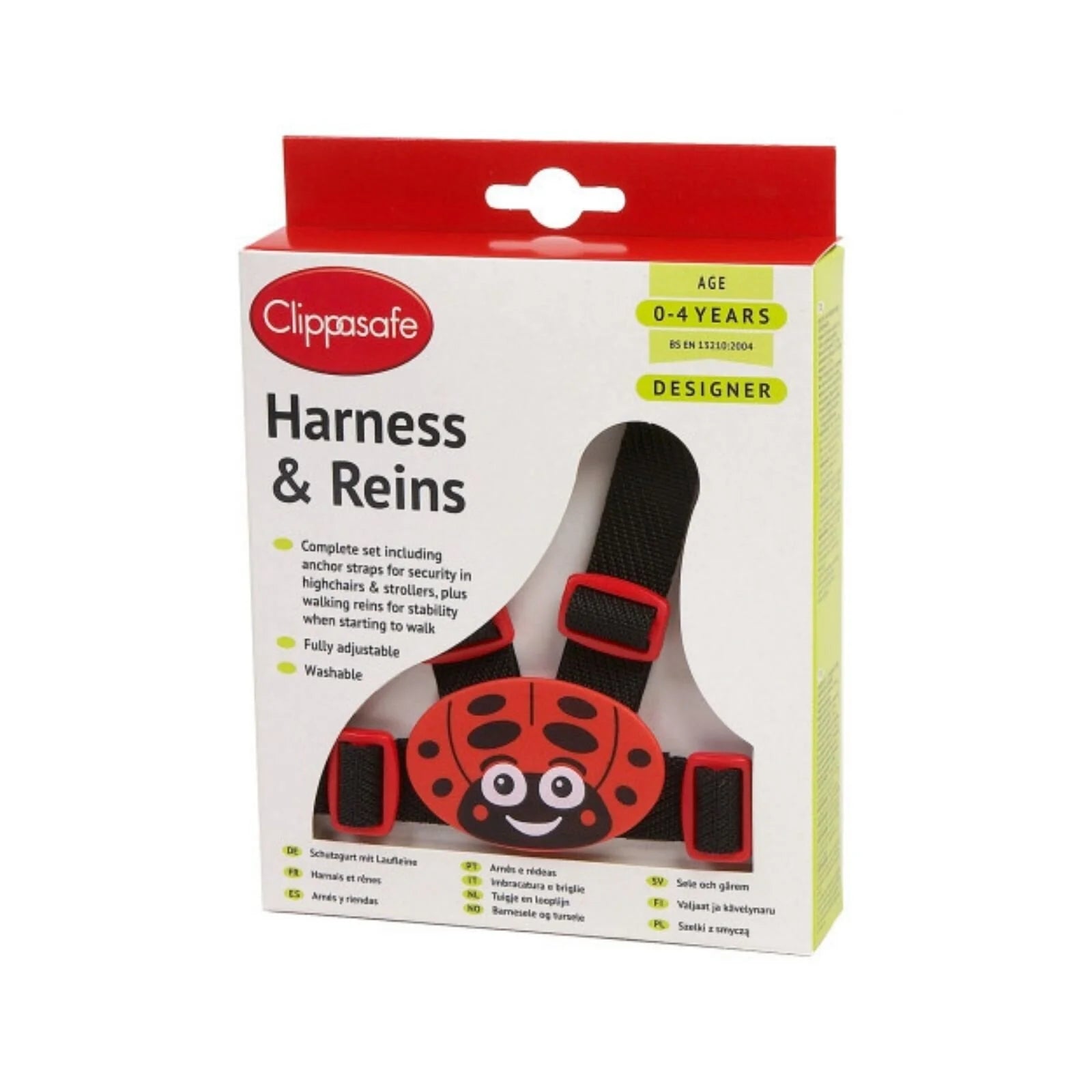 Clippasafe Designer Webbing Baby Harness - Lady Bug - ebebek - Black Friday