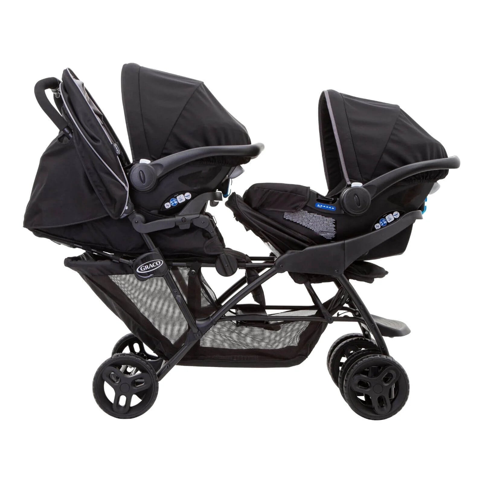 Graco Stadium Duo Tandem Stroller - Black/Grey - ebebek - Black Friday
