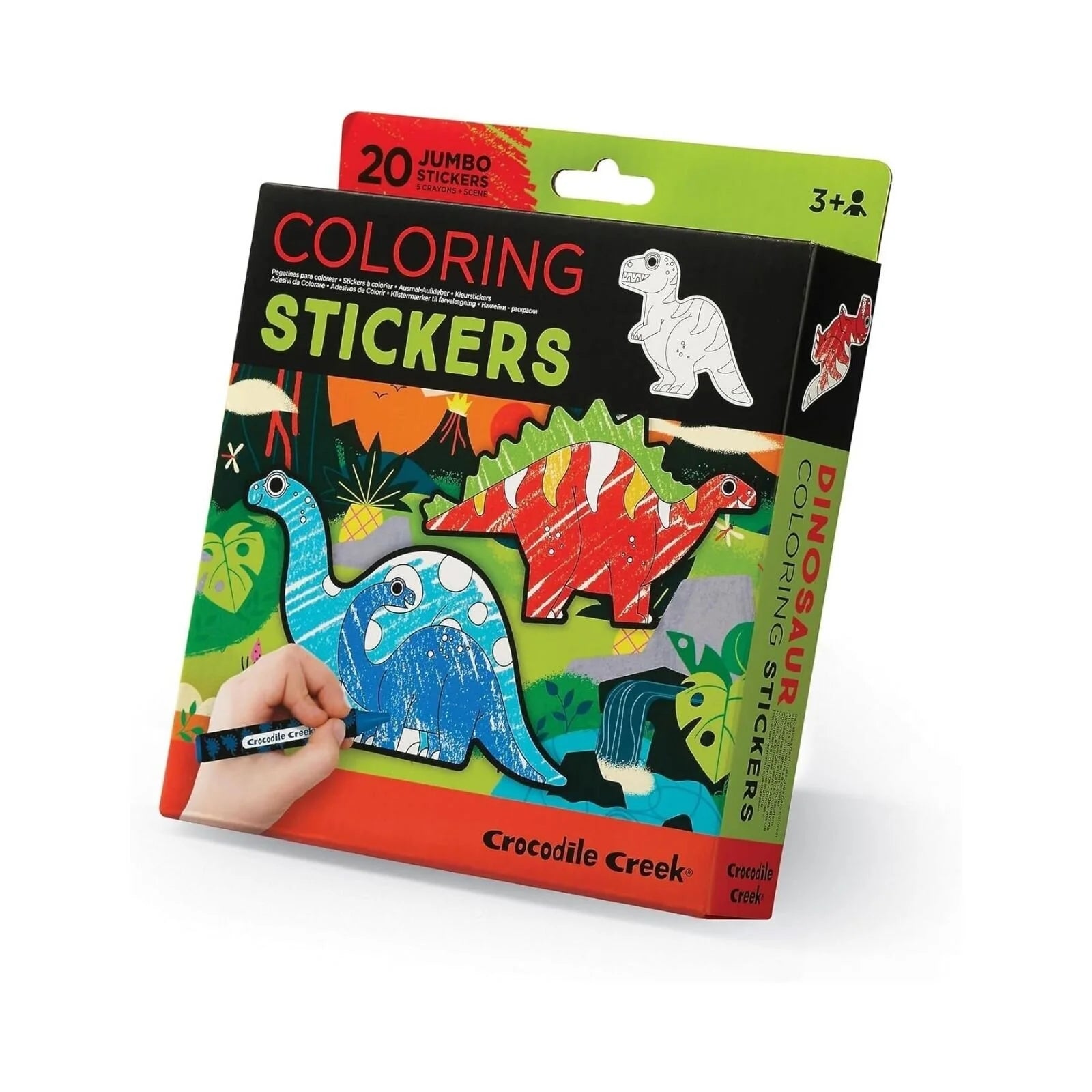 Crocodile Creek Dinosaurs Colouring Stickers - ebebek - Black Friday