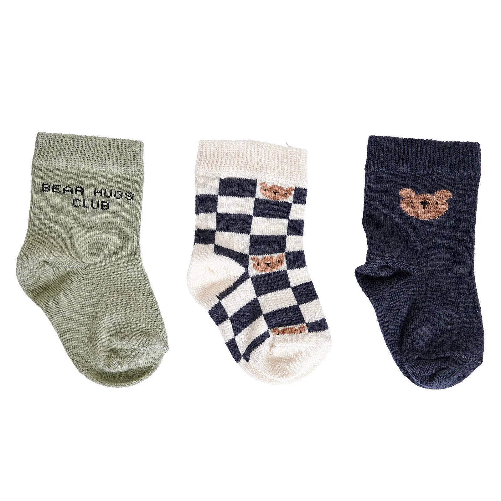 HelloBaby Baby Boy Pack of 3 Socks - Grey - ebebek - Black Friday