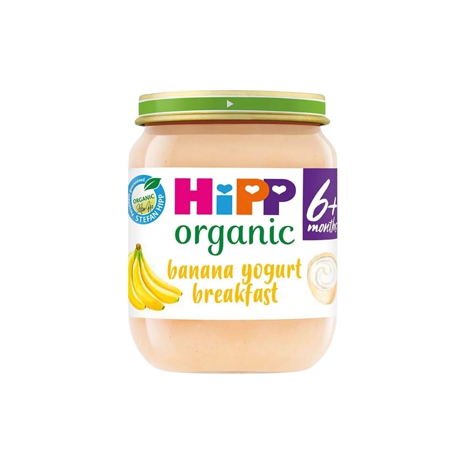 HiPP Organic Banana Yogurt Breakfast Jar 6+ months 125g - ebebek - Black Friday