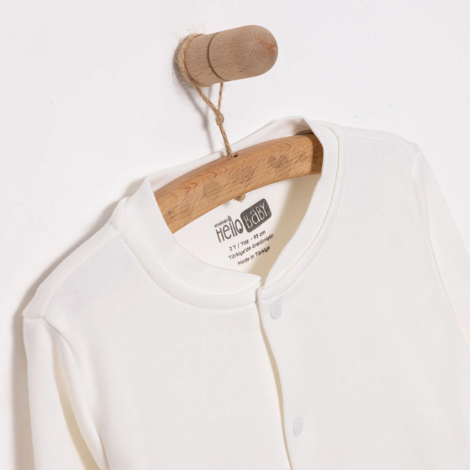 HelloBaby Basic Unisex Cardigan - Ecru - ebebek - Black Friday