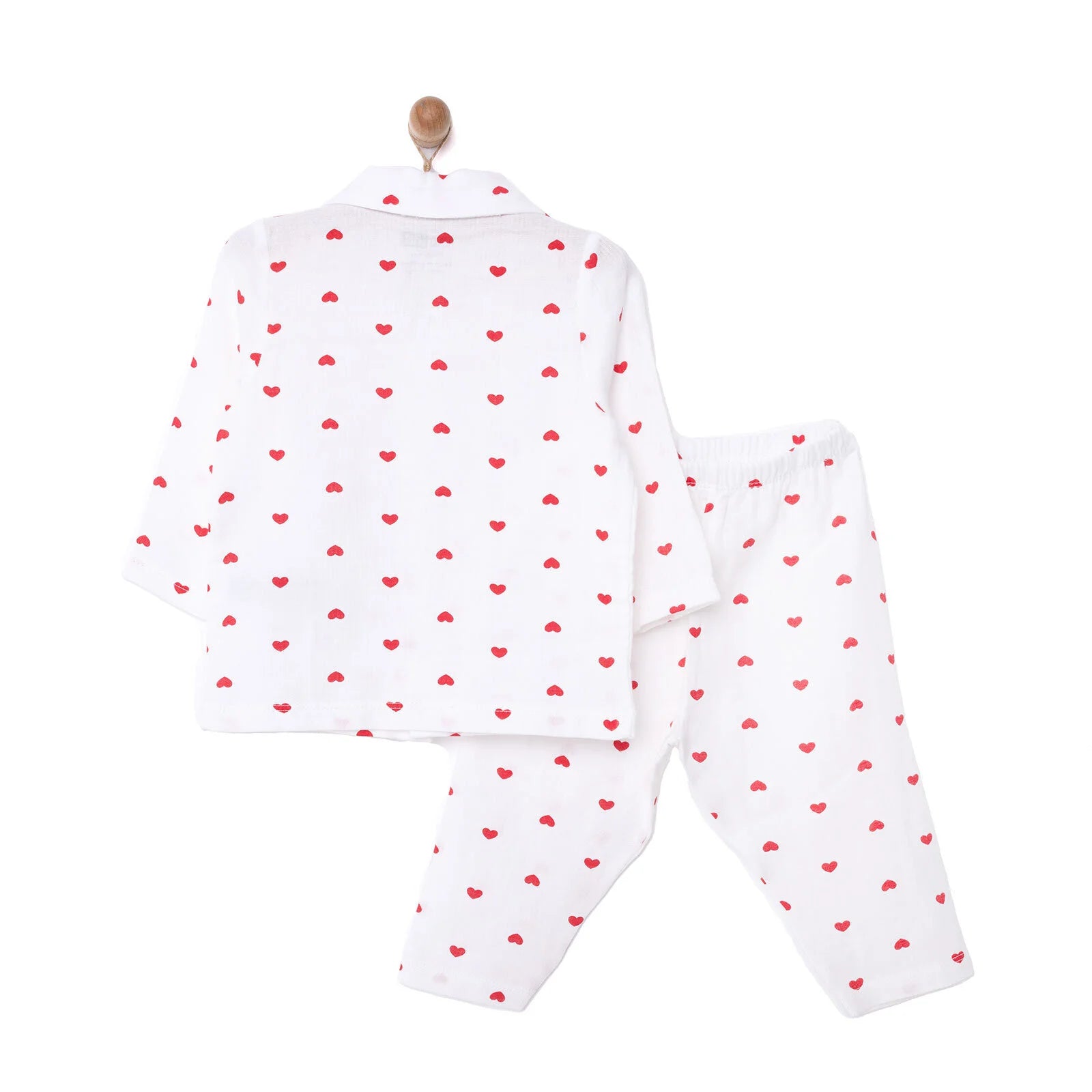 HelloBaby Girl Long Sleeve Pyjamas Set - Ecru - ebebek - Black Friday