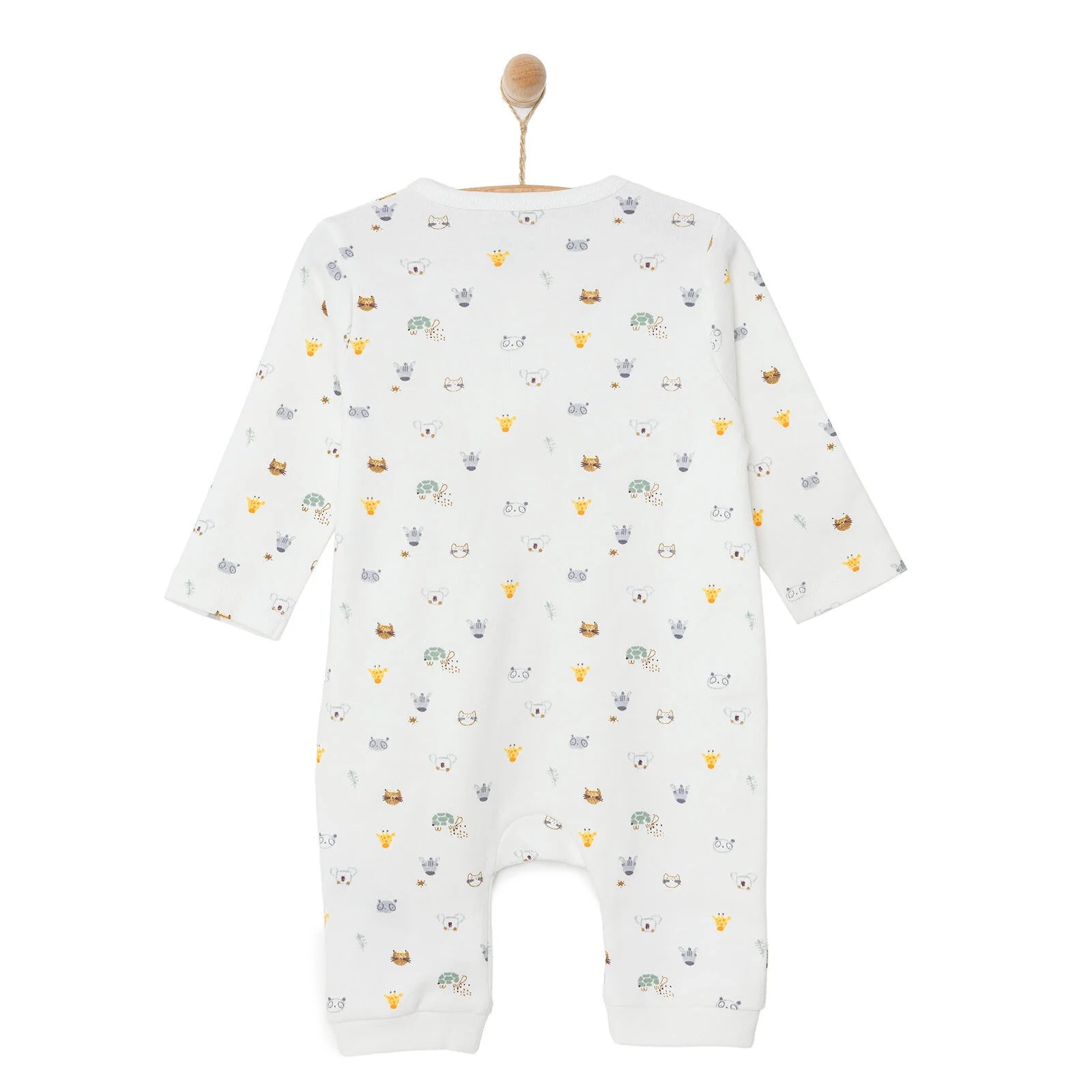 HelloBaby Newborn Unisex Jumpsuit - Ecru - ebebek - Black Friday