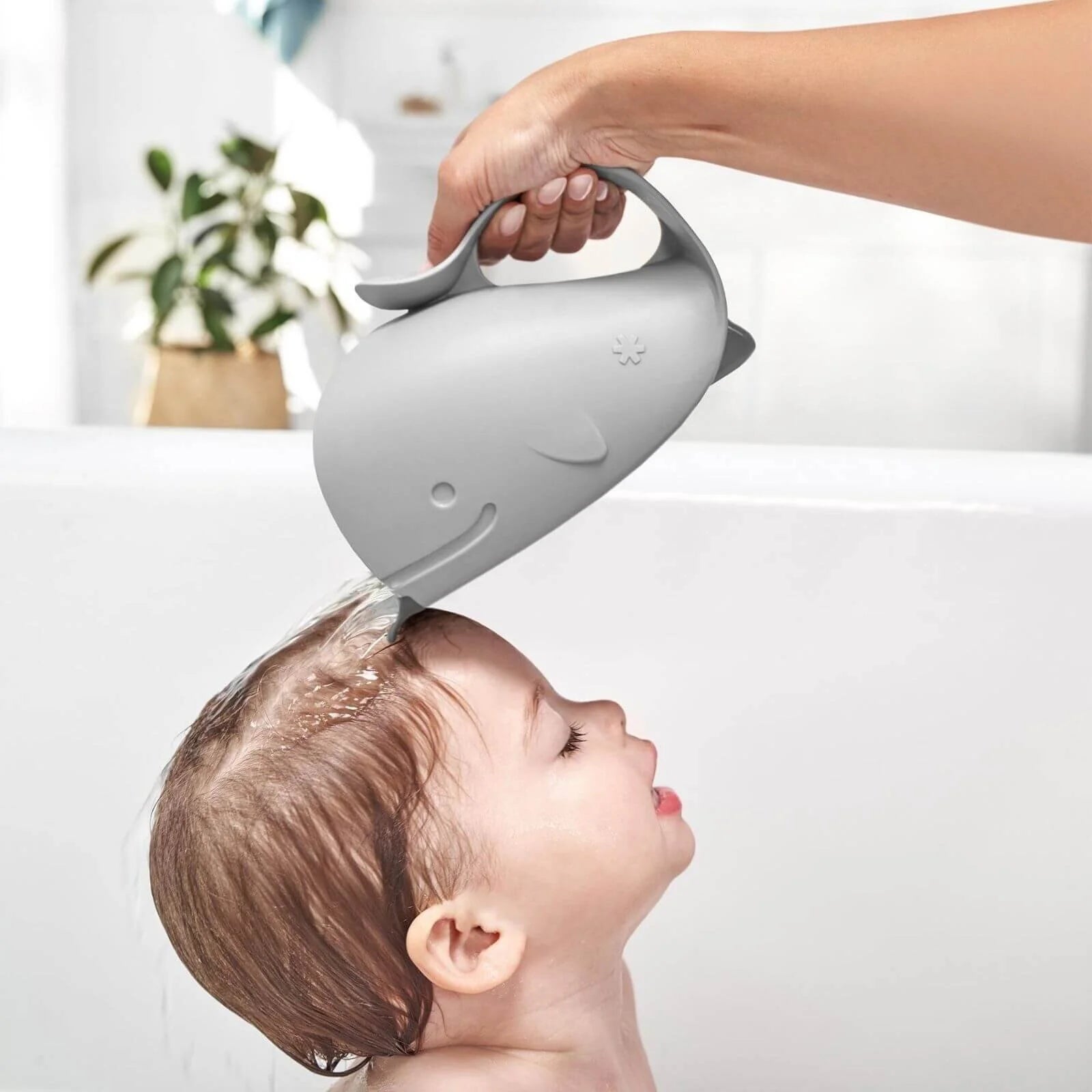 Skip Hop Moby Waterfall Bath Rinser Grey - ebebek - Black Friday