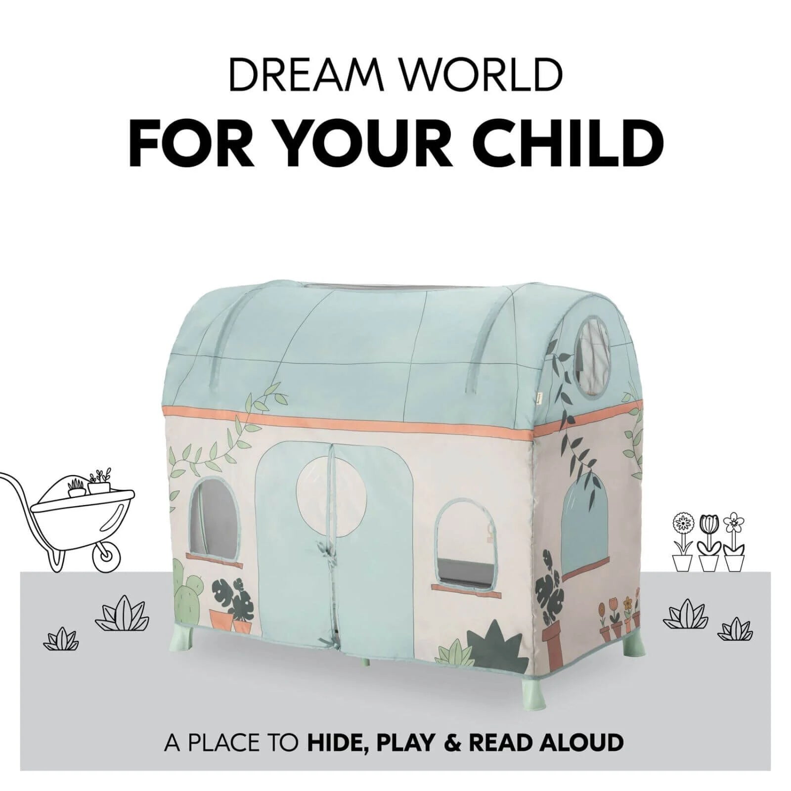 Hauck Travel Cot Cover - Plants - ebebek - Black Friday