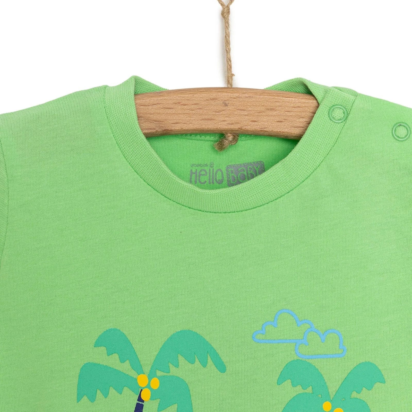 HelloBaby Basic Tshirt - Green - ebebek - Black Friday