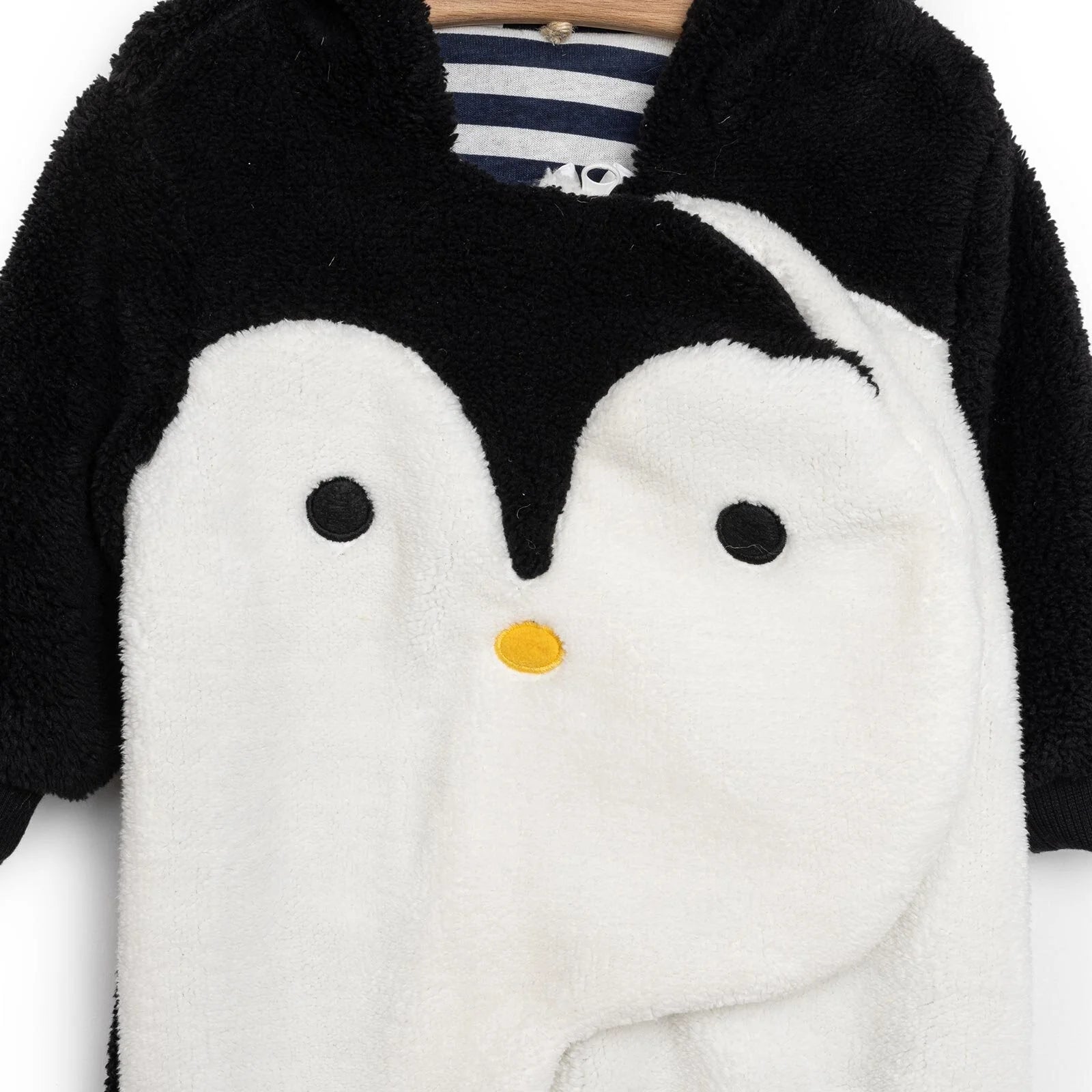 Midimod Newborn Welsoft Footed Jumpsuit - Black - ebebek - Black Friday