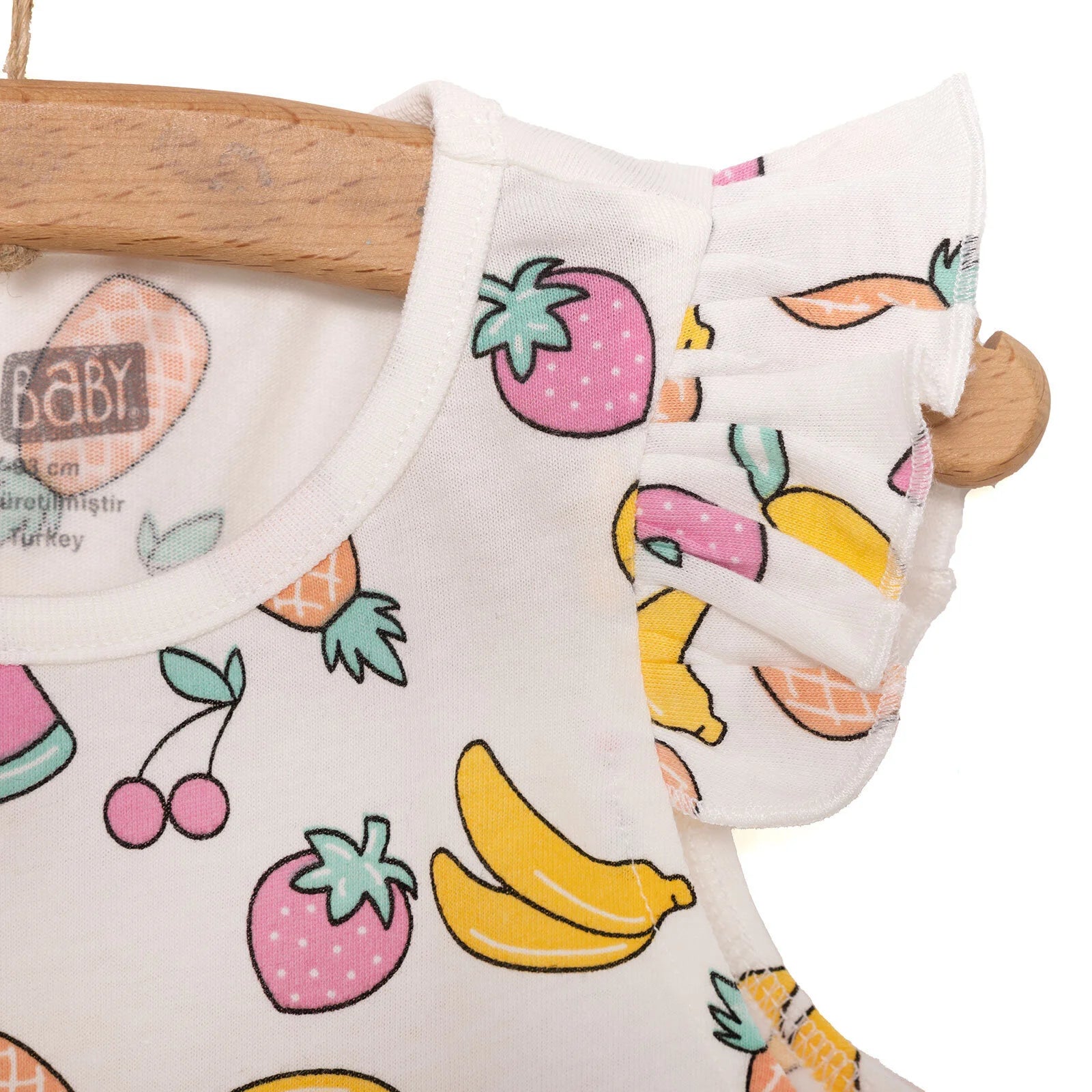 HelloBaby Basic Girl Fruits Patterned Tshirt - Printed - ebebek - Black Friday