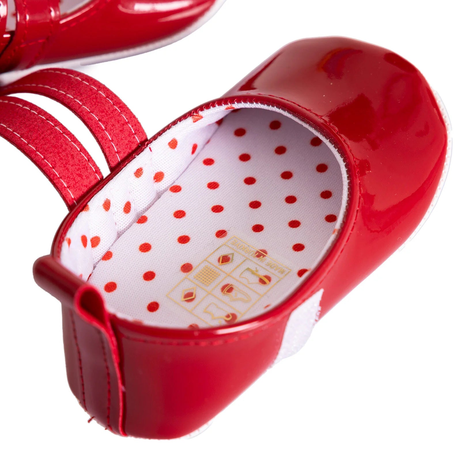 Papulin Baby Girl Booties - Red - ebebek - Black Friday