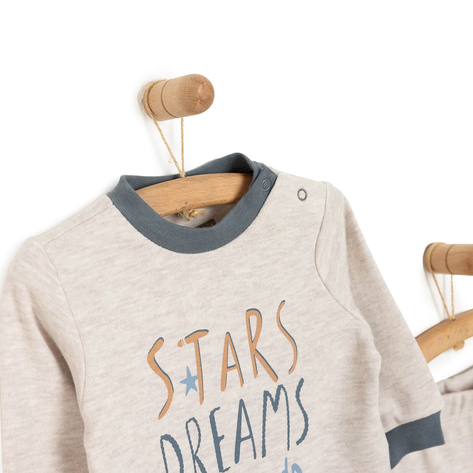 HelloBaby Baby Boy Pyjamas Set - Beige - ebebek - Black Friday