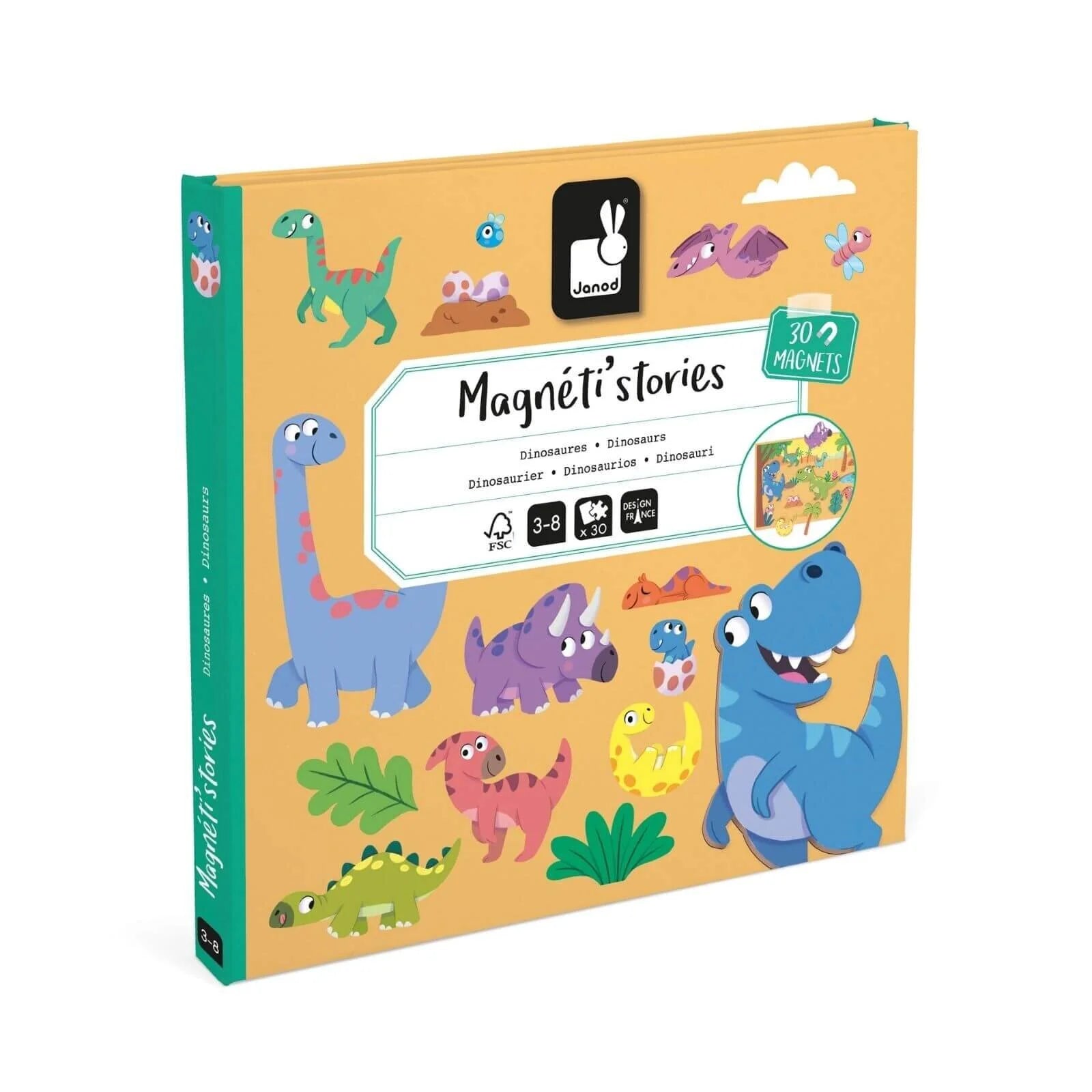 Janod Magneti'stories Dinosaurs - ebebek - Black Friday