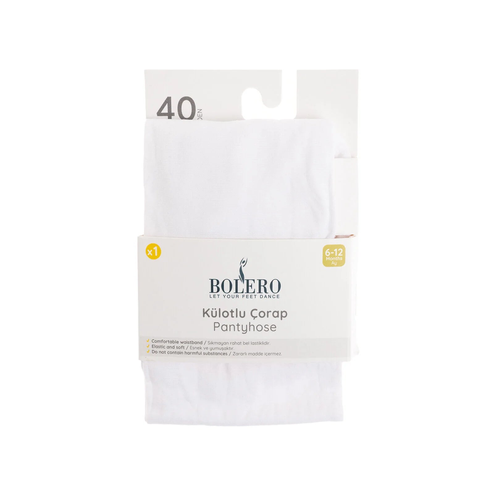 Bolero Micro Pantyhose - White - ebebek - Black Friday