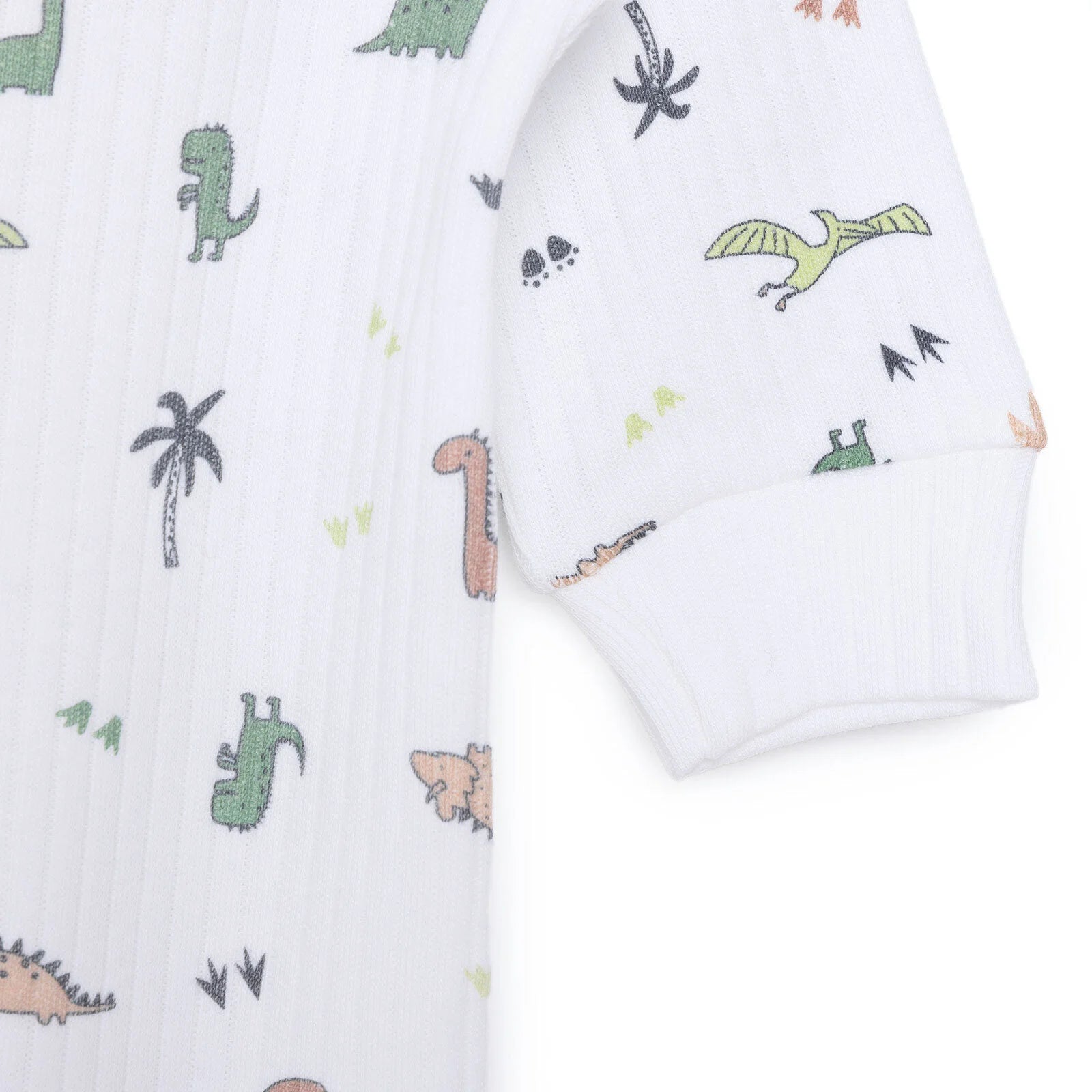 Tiffany Newborn Boy Footed Jumpsuit - Ecru - ebebek - Black Friday