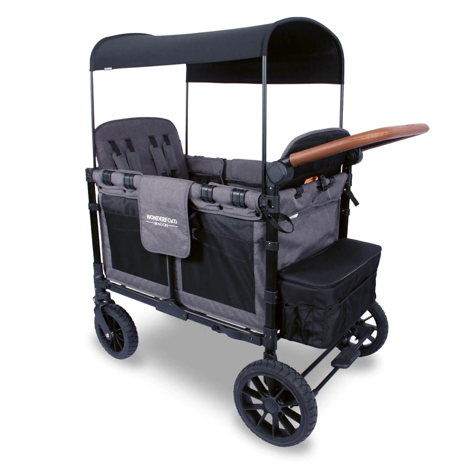 W4 Luxe Quad Stroller Wagon - Charcoal Grey - ebebek - Black Friday
