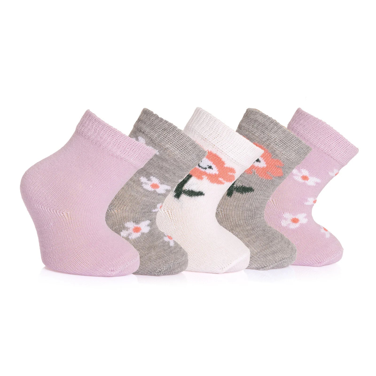 HelloBaby Baby Girl Socks 5 Pcs - Multicolour - ebebek - Black Friday
