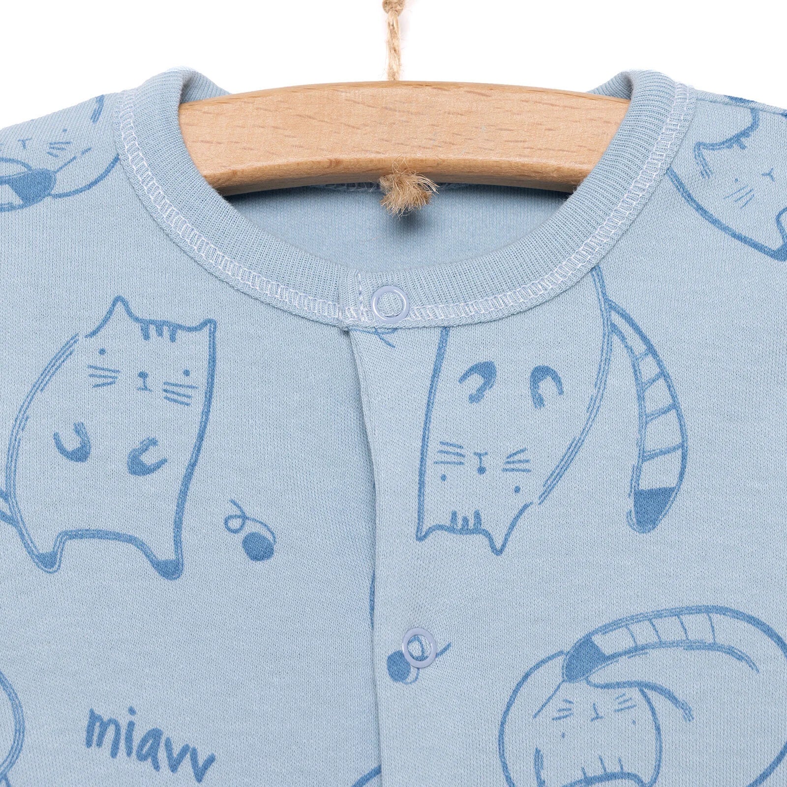 Bebetto Organic Unisex Jumpsuit - Indigo - ebebek - Black Friday