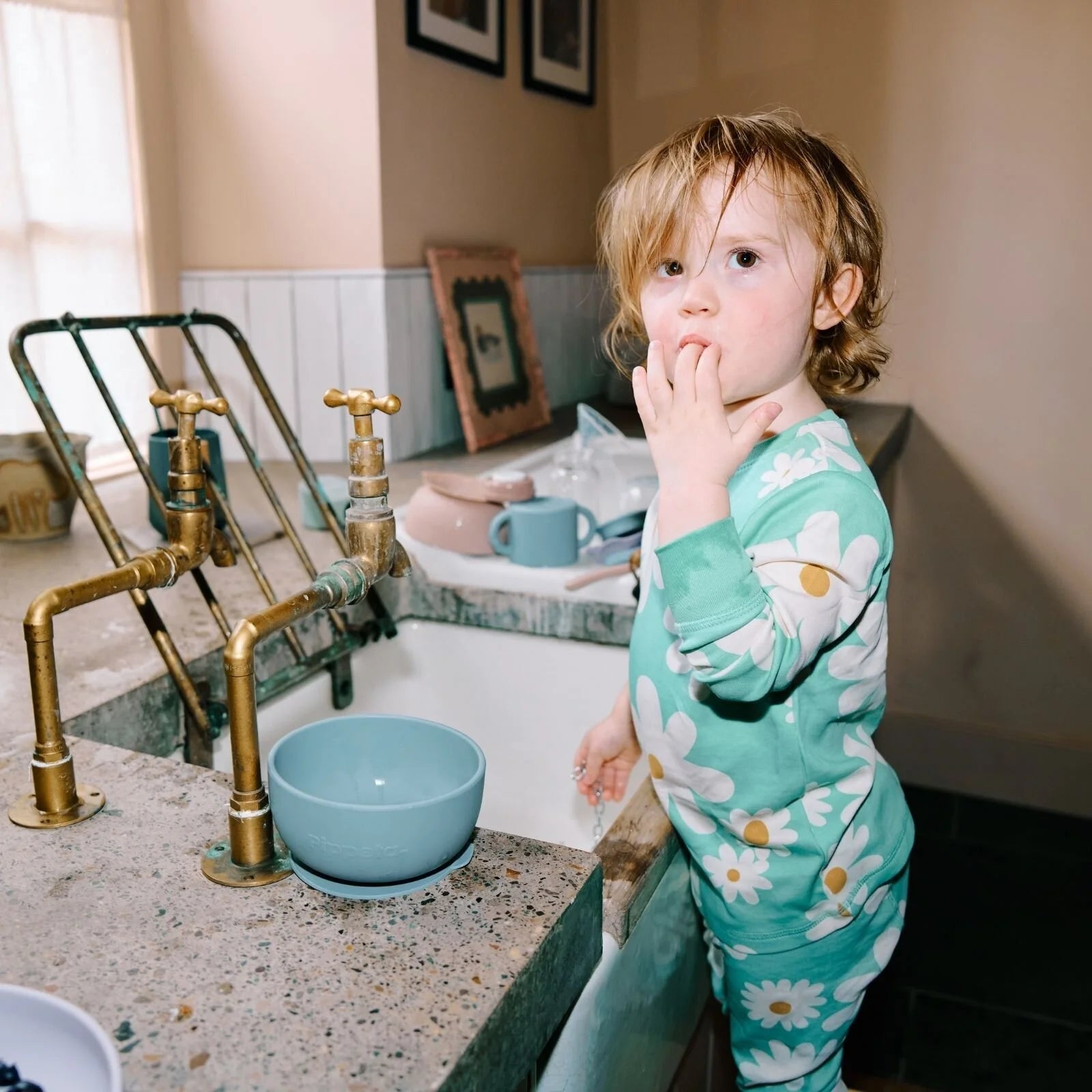 Pippeta Silicone Suction Bowl - Aqua Blue - ebebek - Black Friday