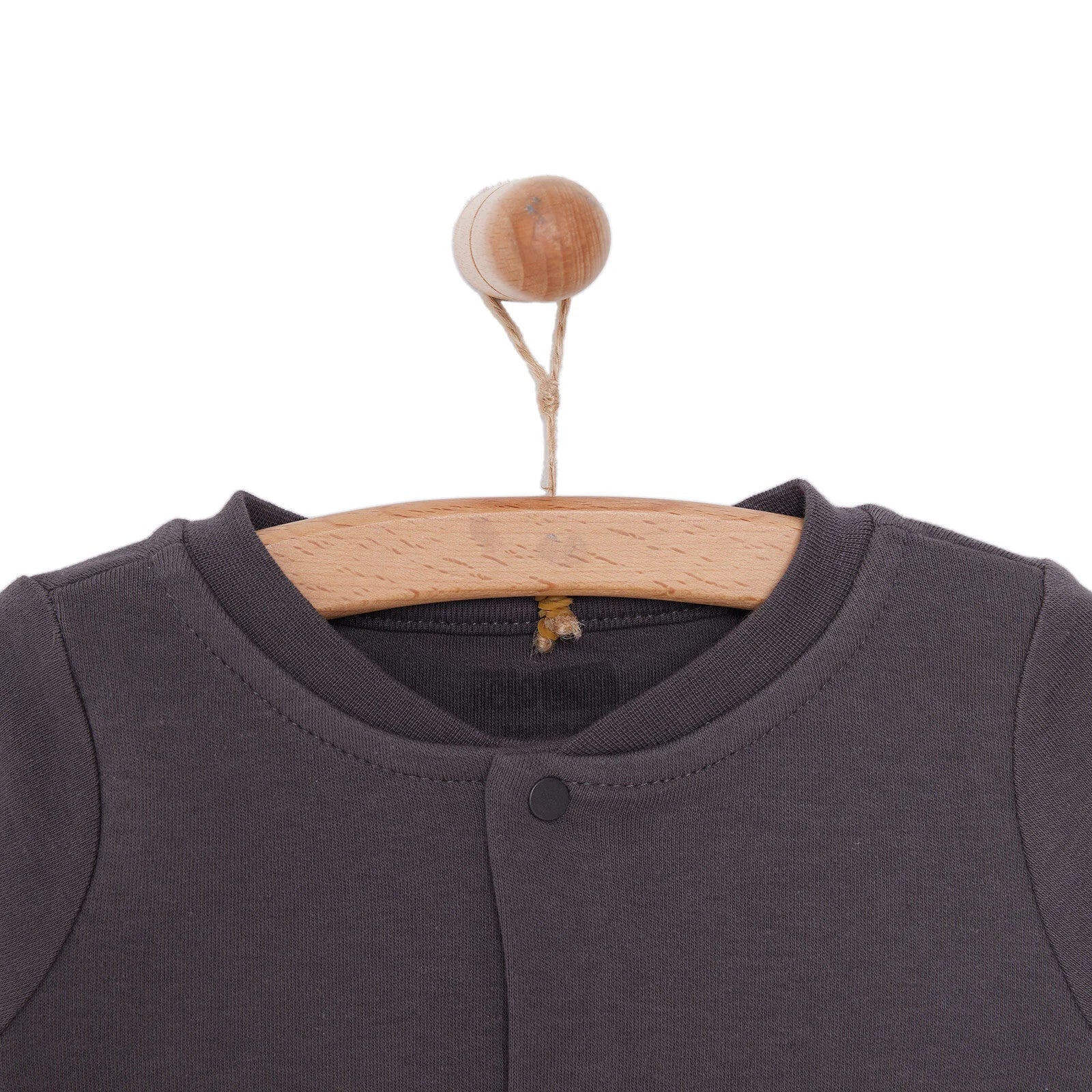 HelloBaby Basic Ribbed Cardigan - Anthracite - ebebek - Black Friday