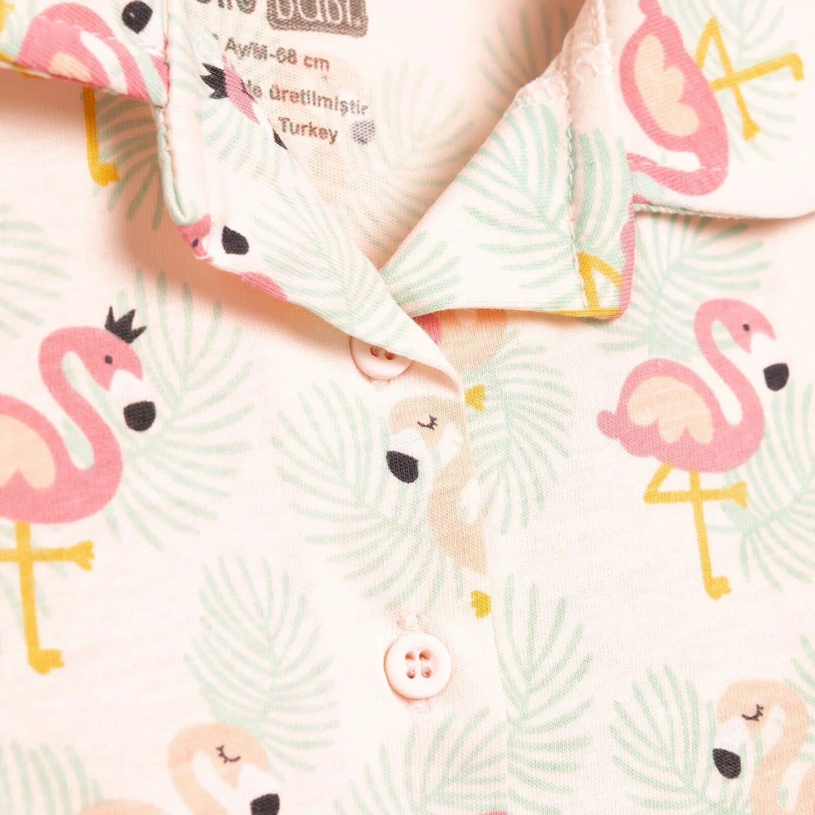 HelloBaby Baby Girl Short Sleeve Pyjamas - Powder - ebebek - Black Friday