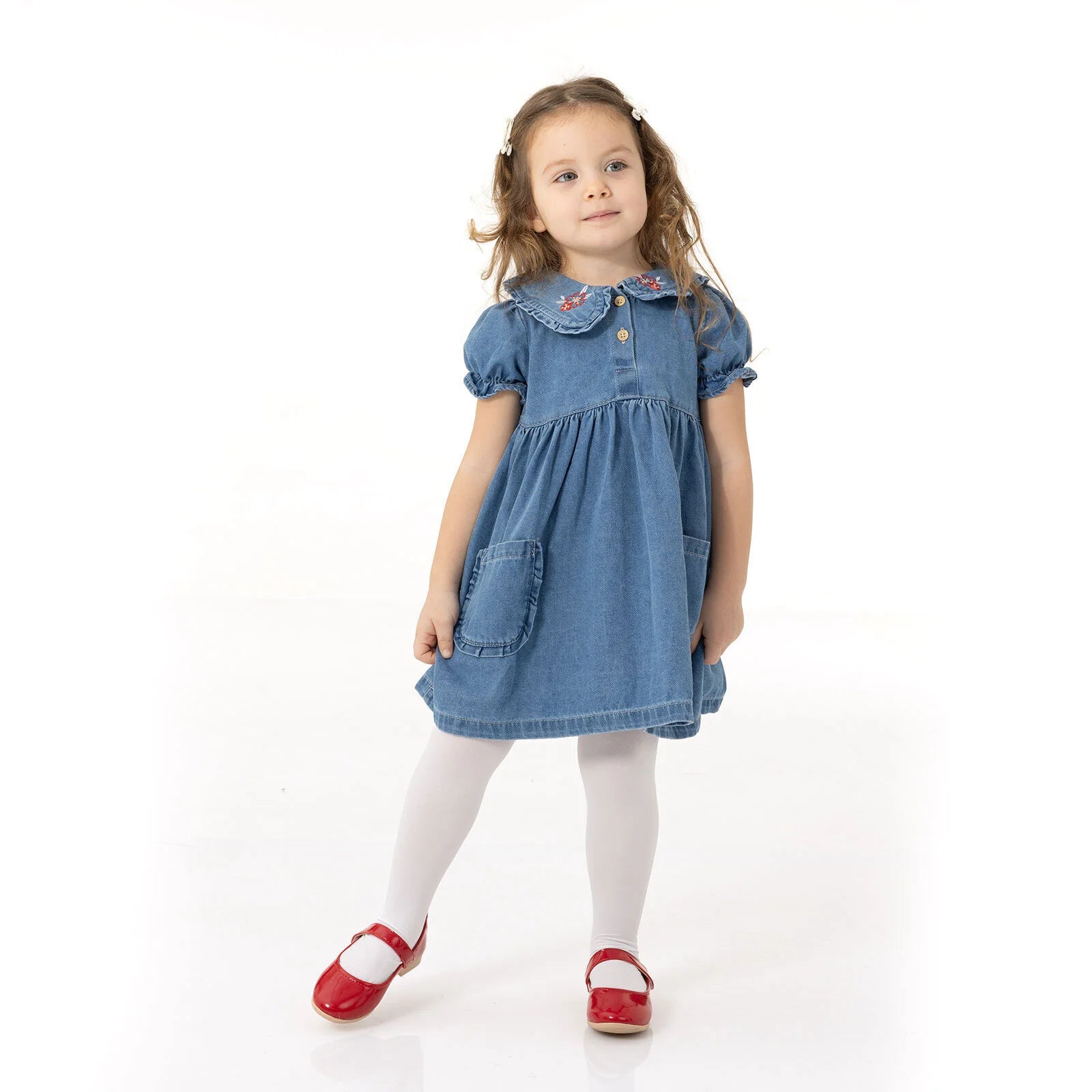HelloBaby Spring Memories Girl Dress - Indigo - ebebek - Black Friday